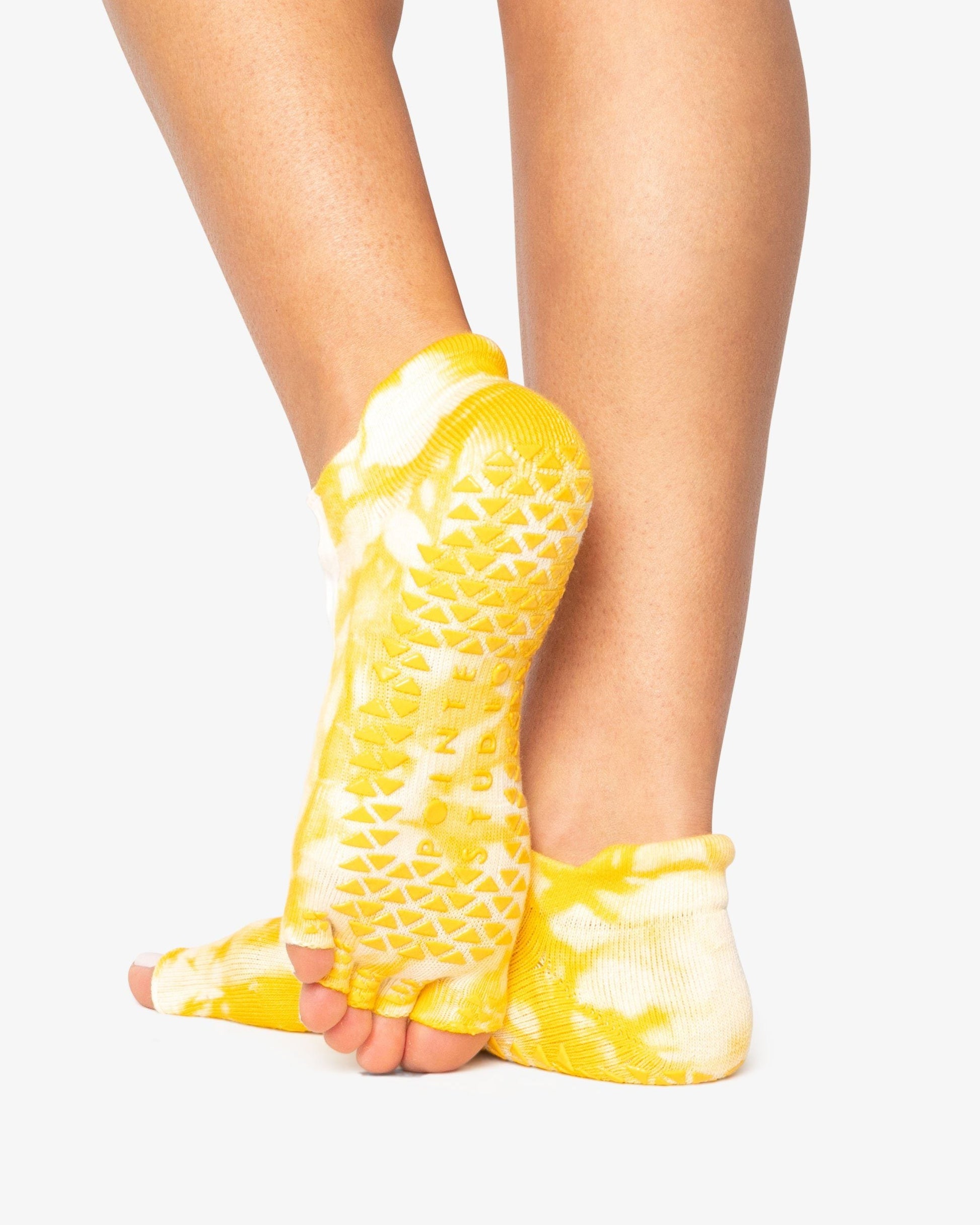 Washout Toeless Grip Sock