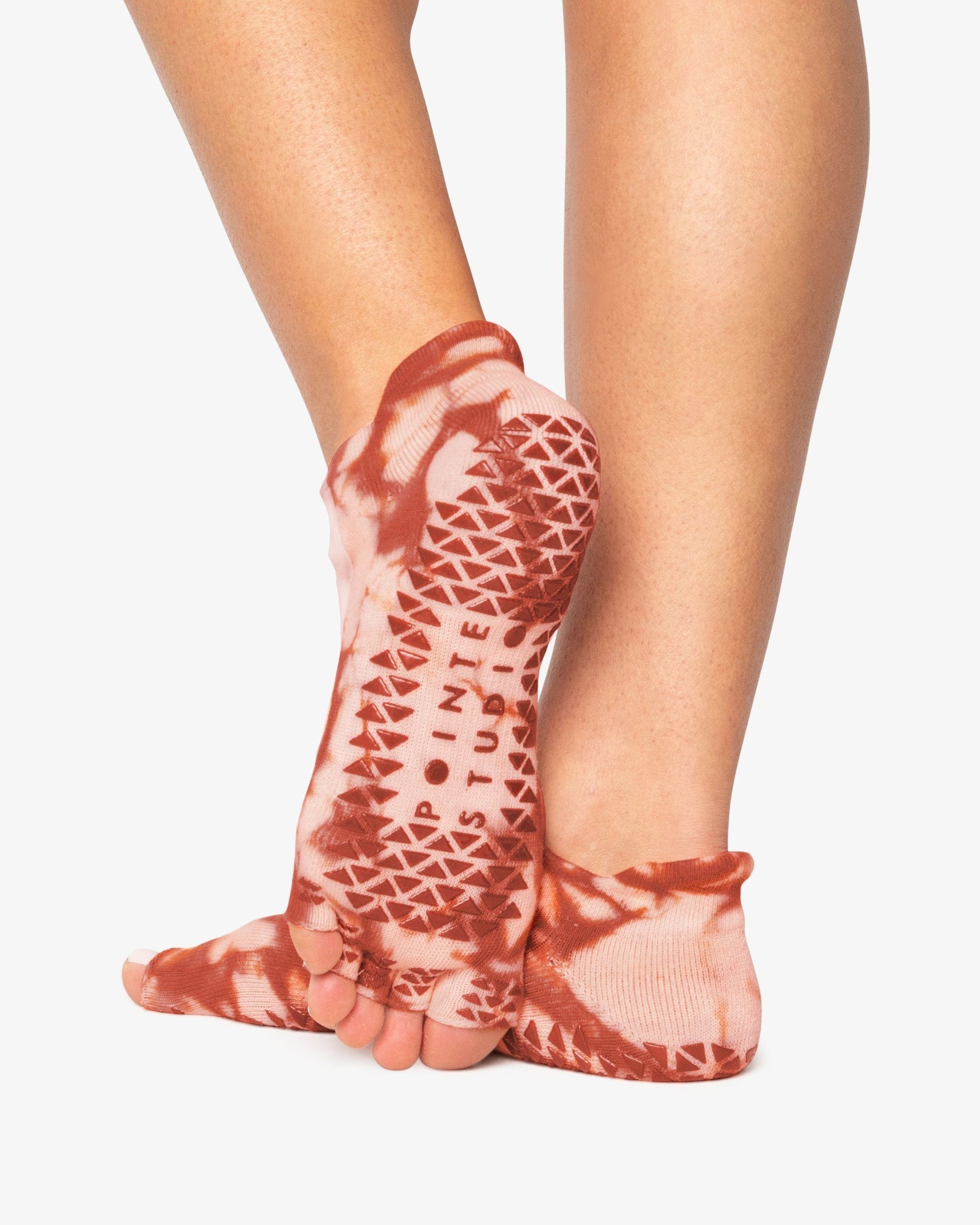 Washout Toeless Grip Sock