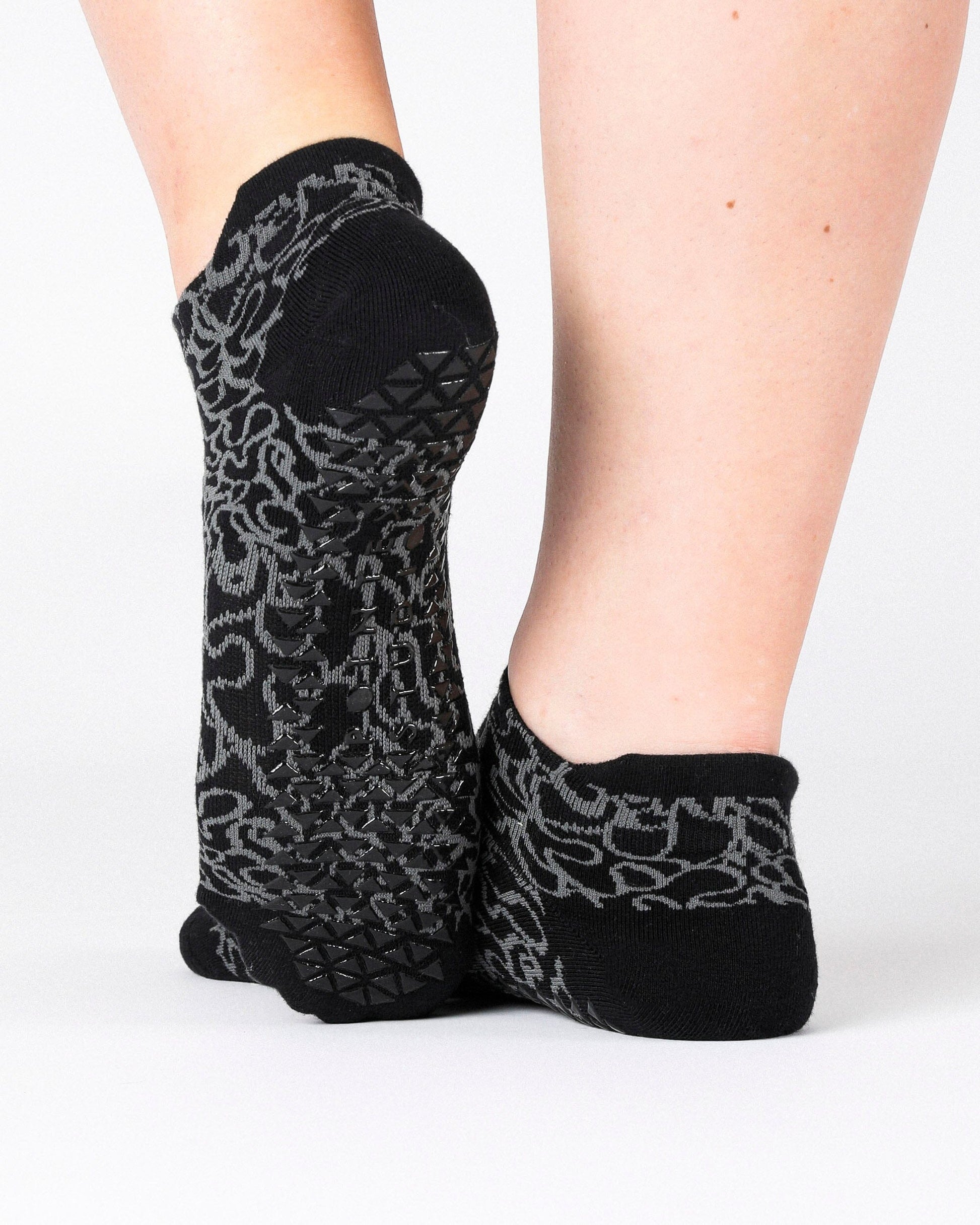 Abstract Full Foot Grip Sock