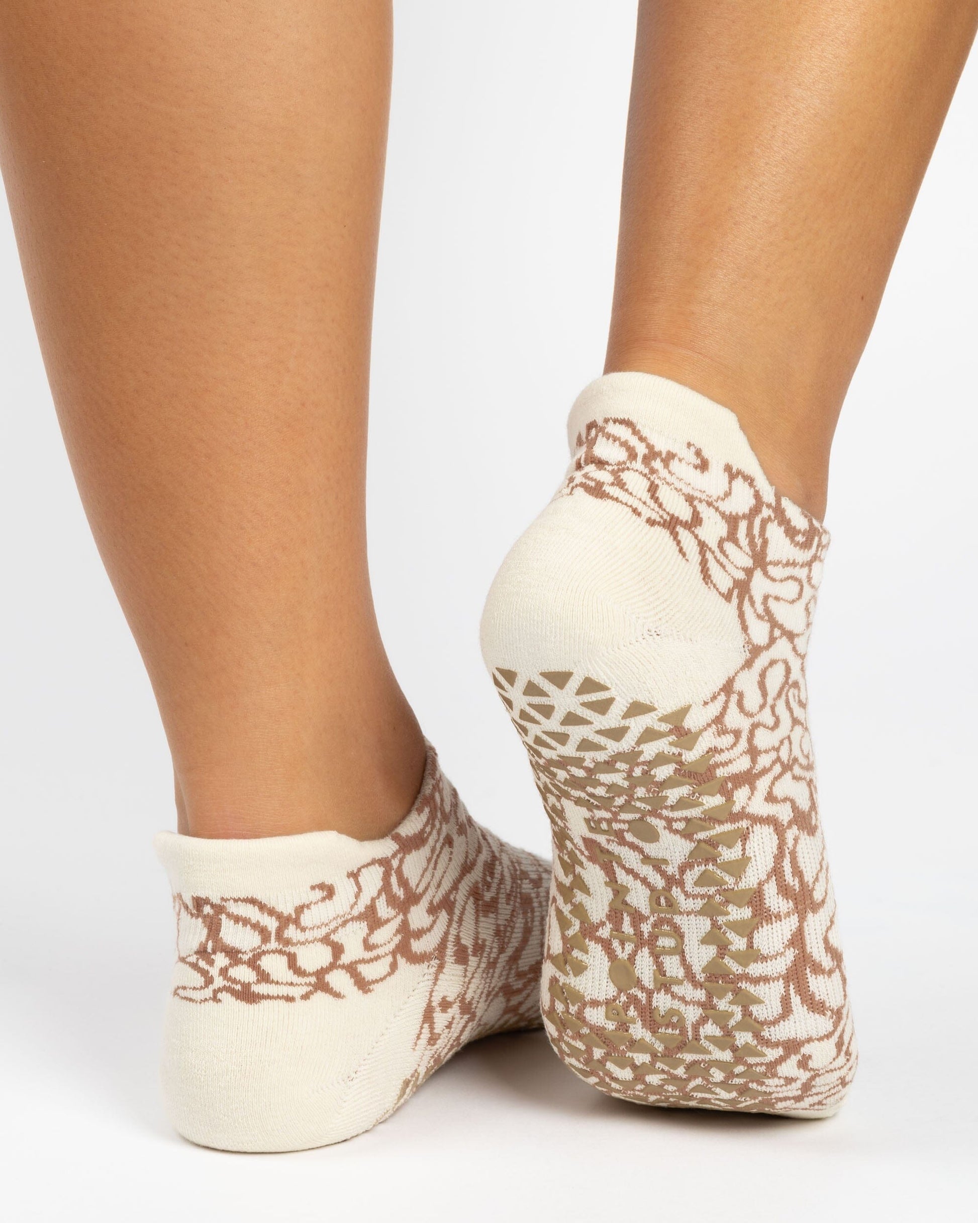 Abstract Full Foot Grip Sock