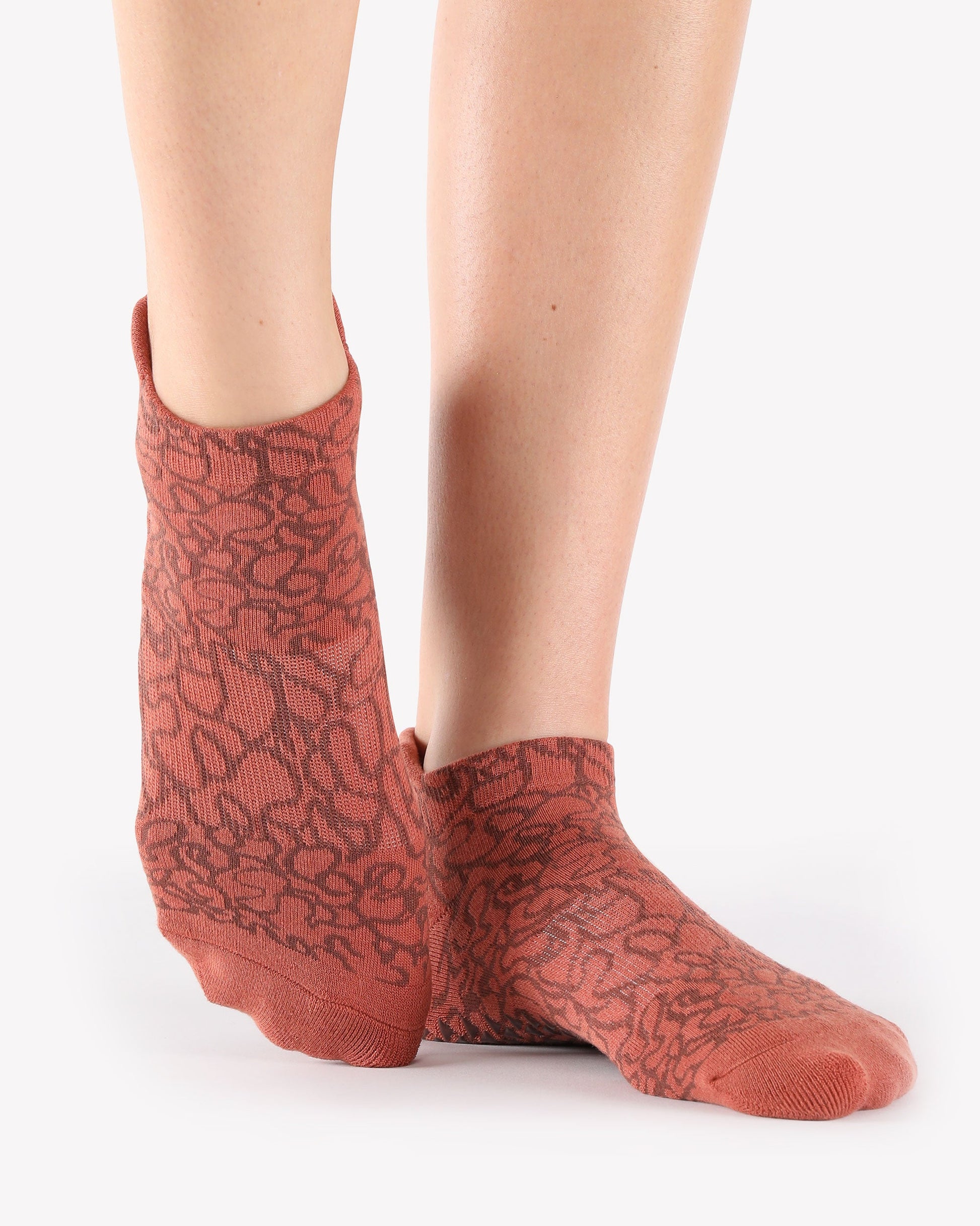 Abstract Full Foot Grip Sock