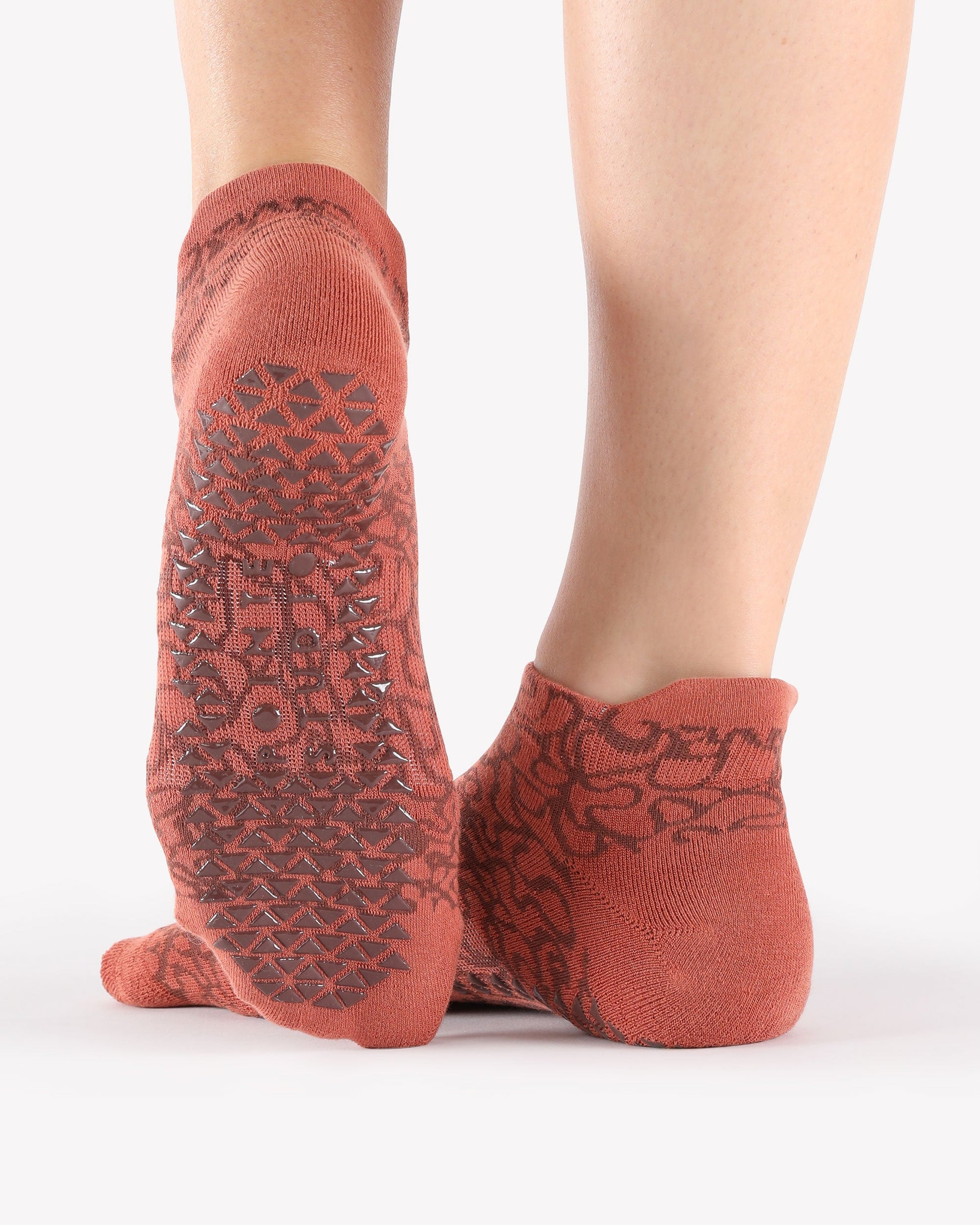 Abstract Full Foot Grip Sock