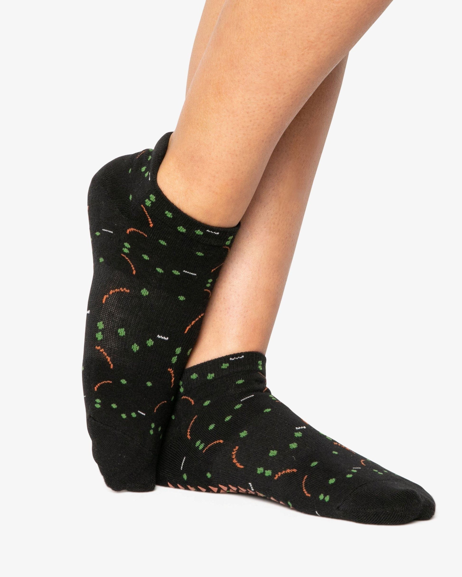 Tick Tock Full Foot Grip Sock