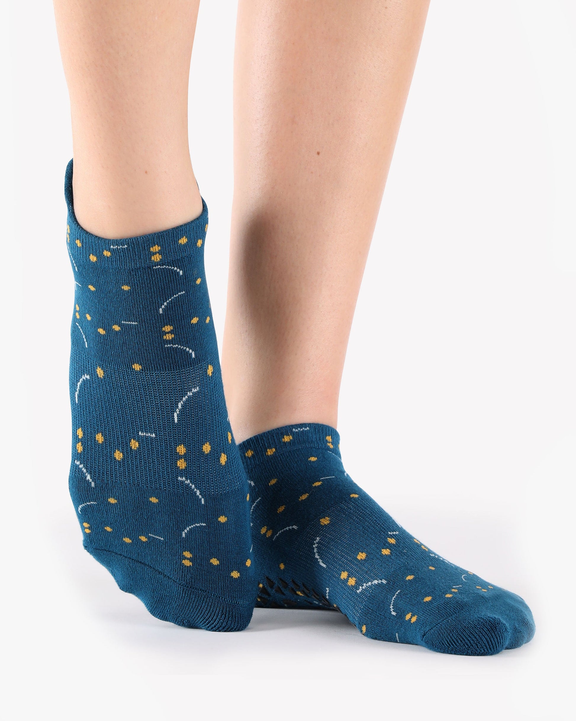 Tick Tock Full Foot Grip Sock