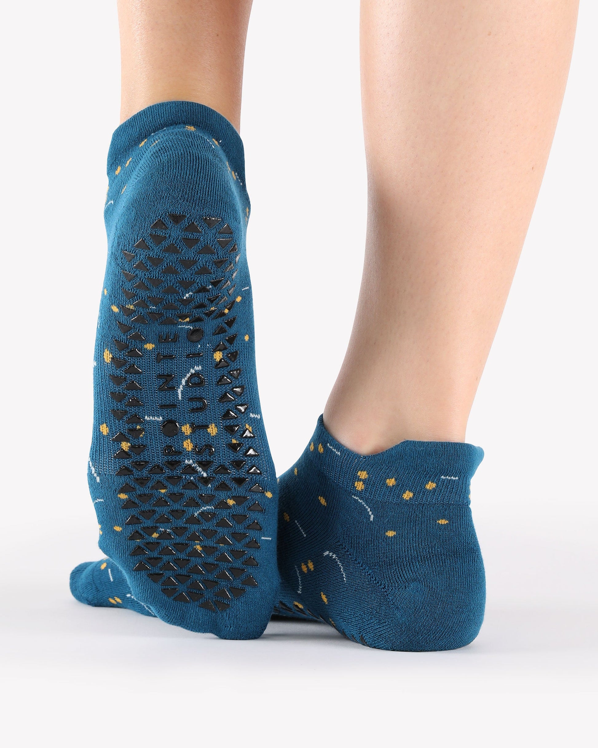 Tick Tock Full Foot Grip Sock