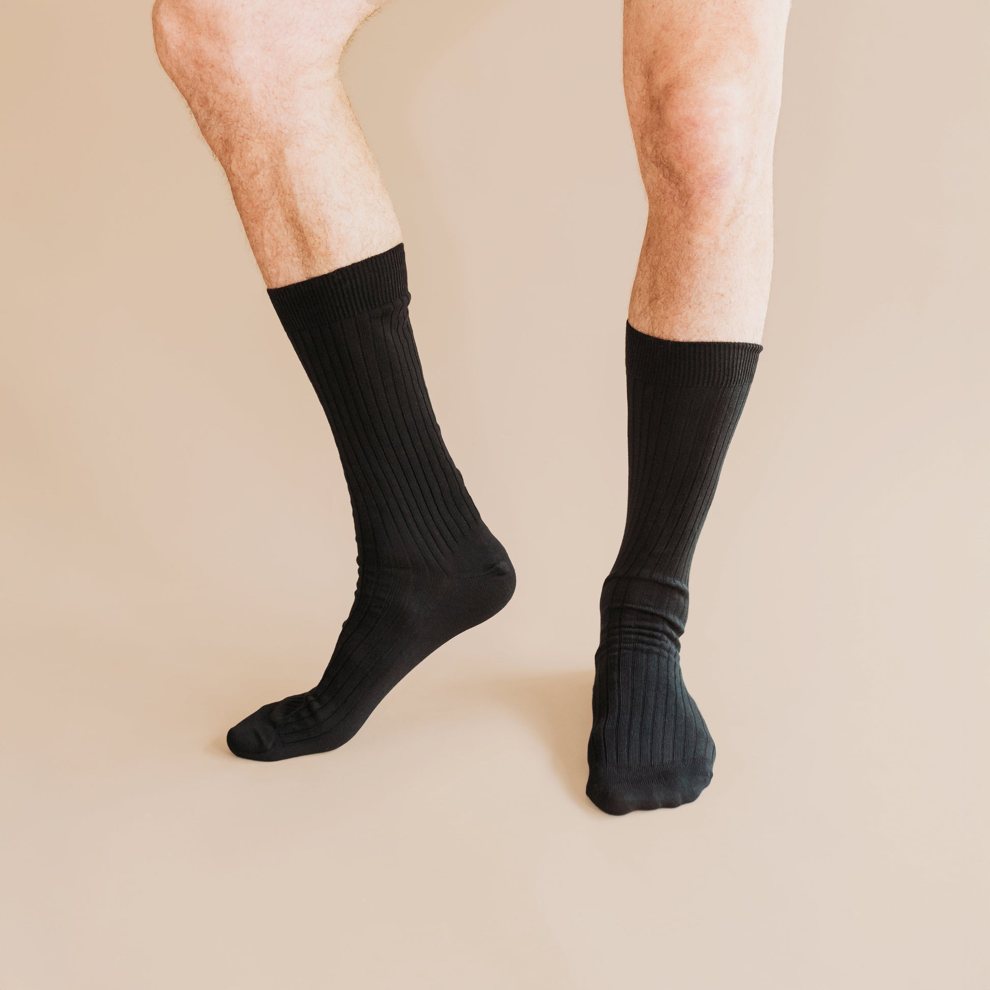 Adult Ribbed Socks - 100% Organic Cotton