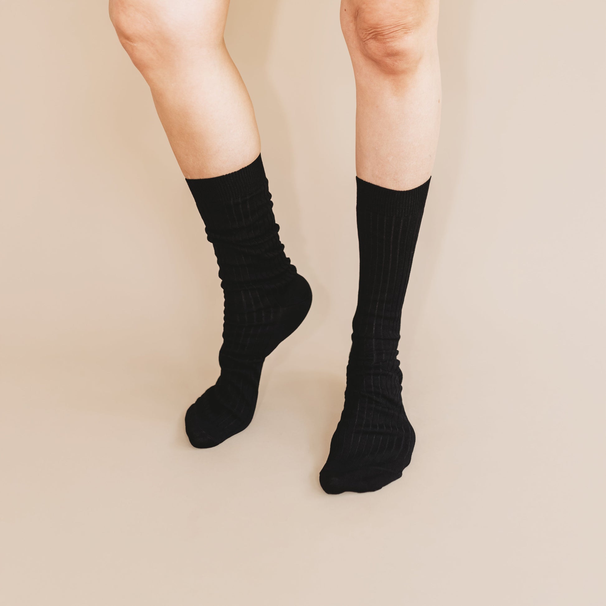 Adult Ribbed Socks - 100% Organic Cotton