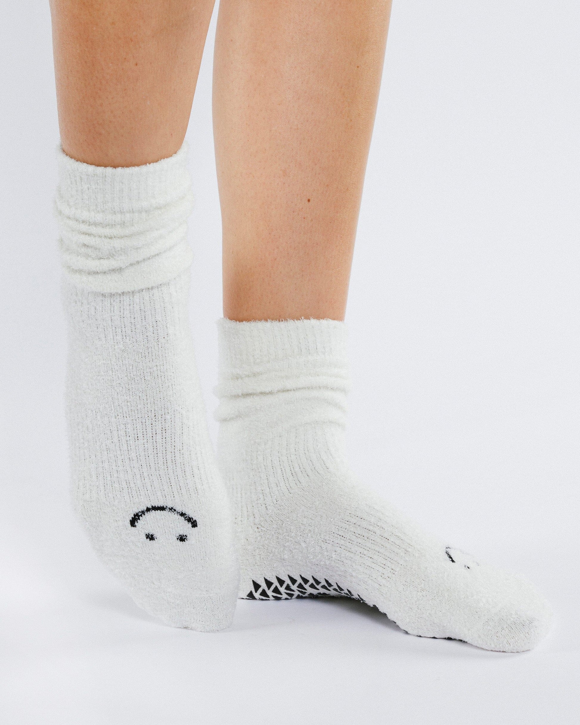 Happy Cloud Crew Grip Sock