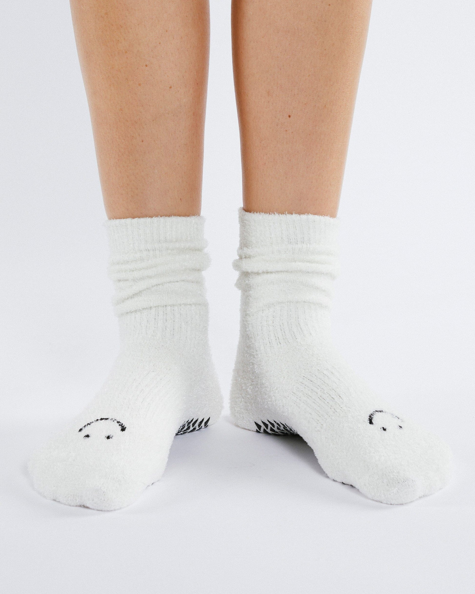 Happy Cloud Crew Grip Sock