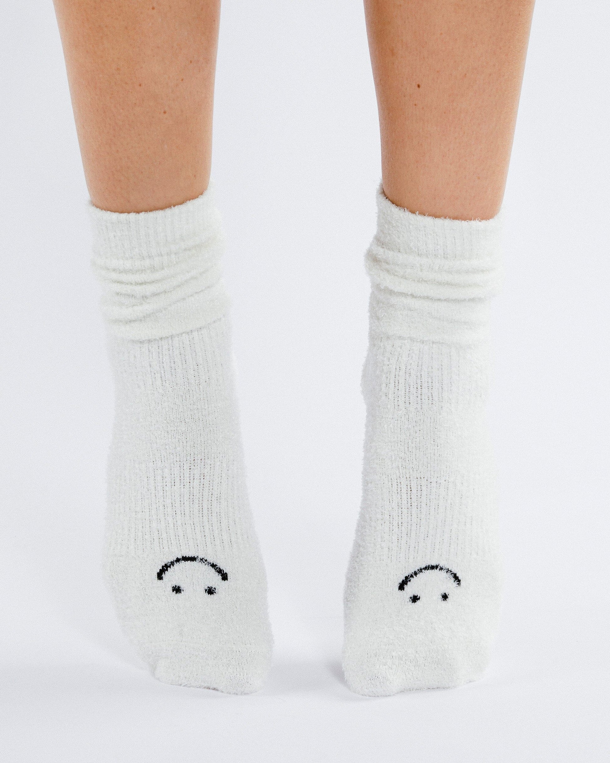 Happy Cloud Crew Grip Sock