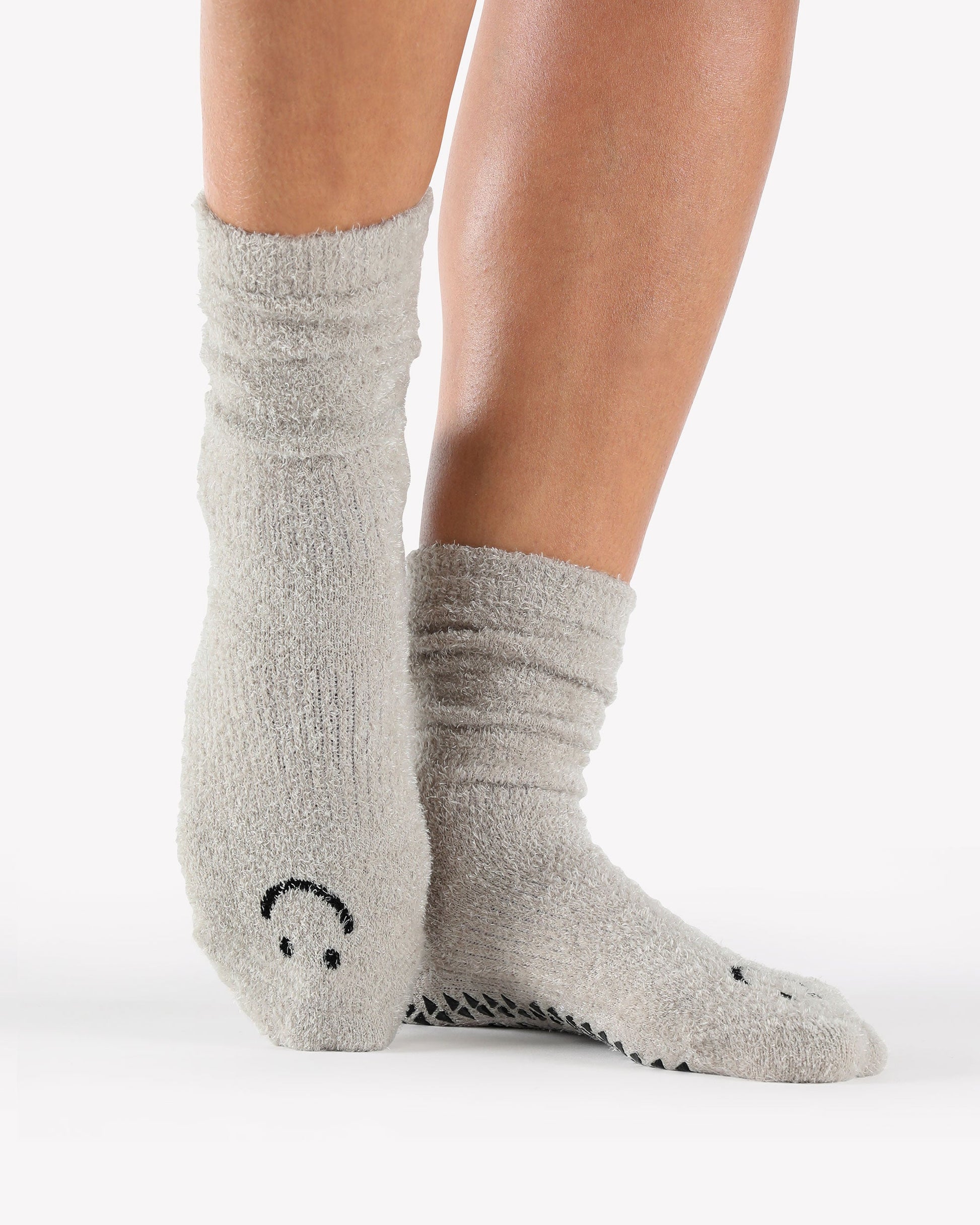Happy Cloud Crew Grip Sock