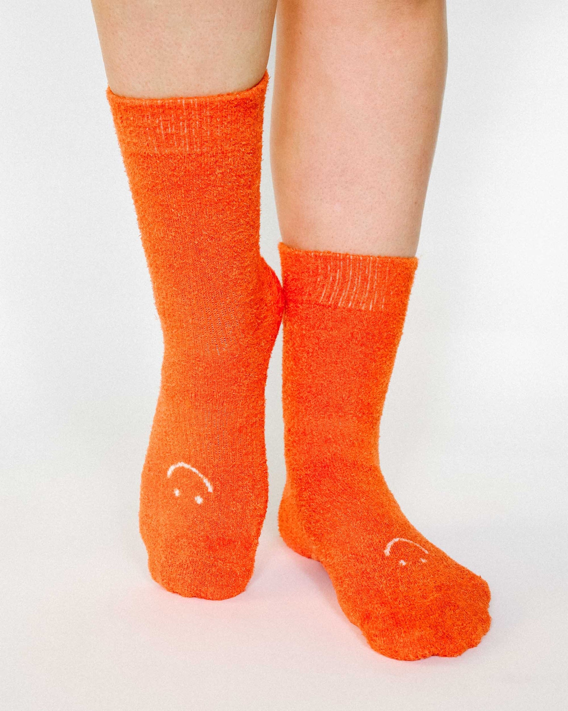 Happy Cloud Crew Grip Sock