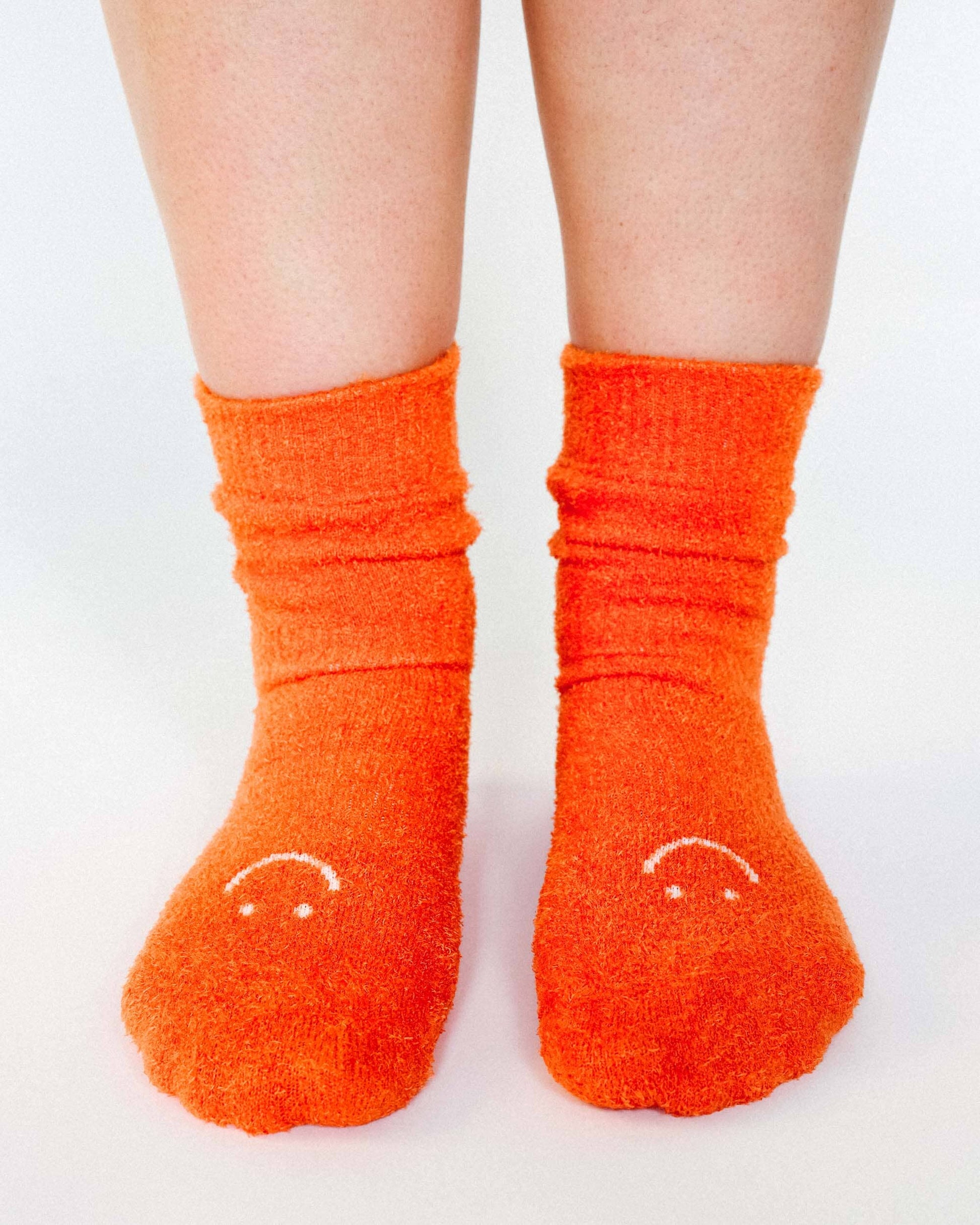 Happy Cloud Crew Grip Sock