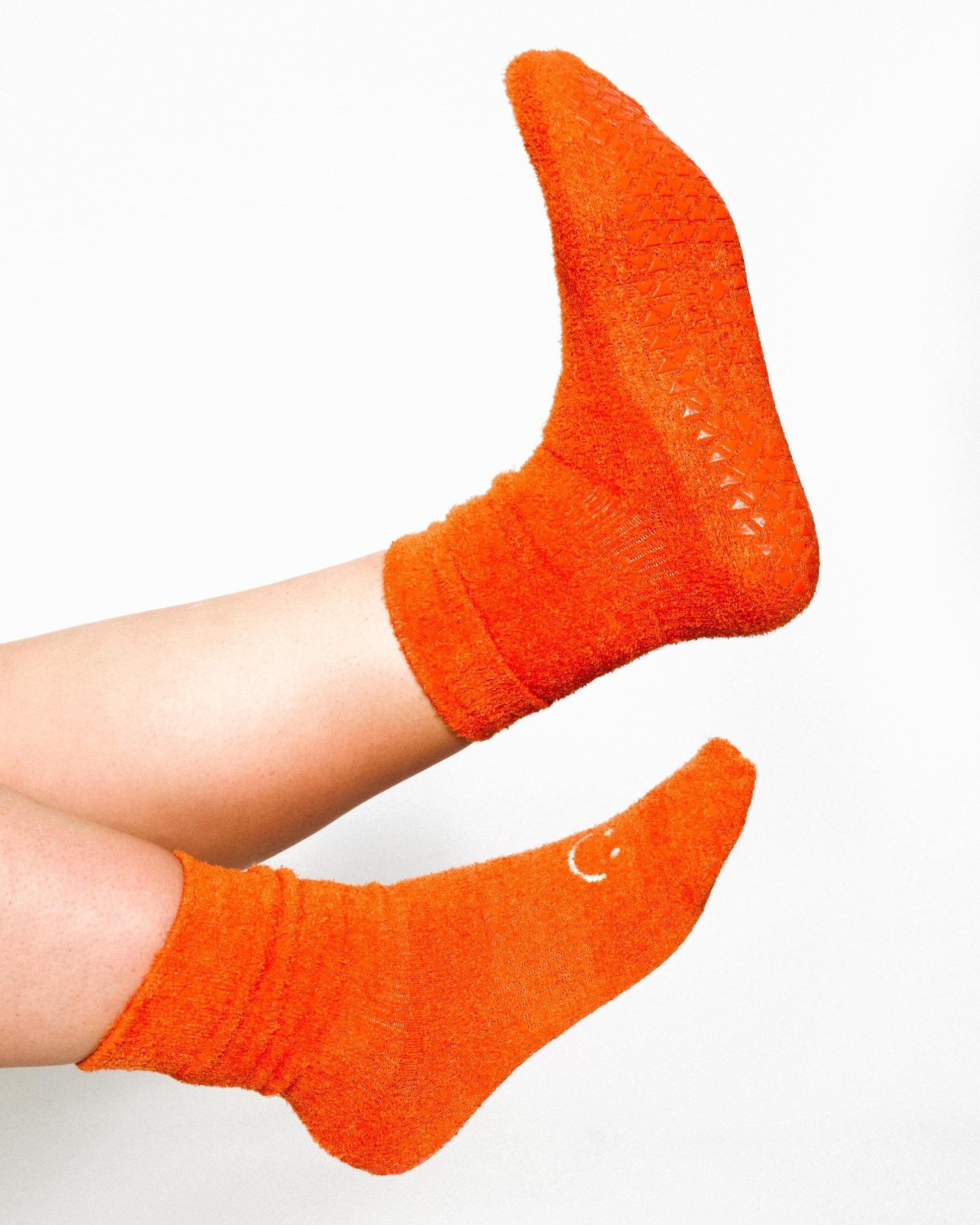 Happy Cloud Crew Grip Sock