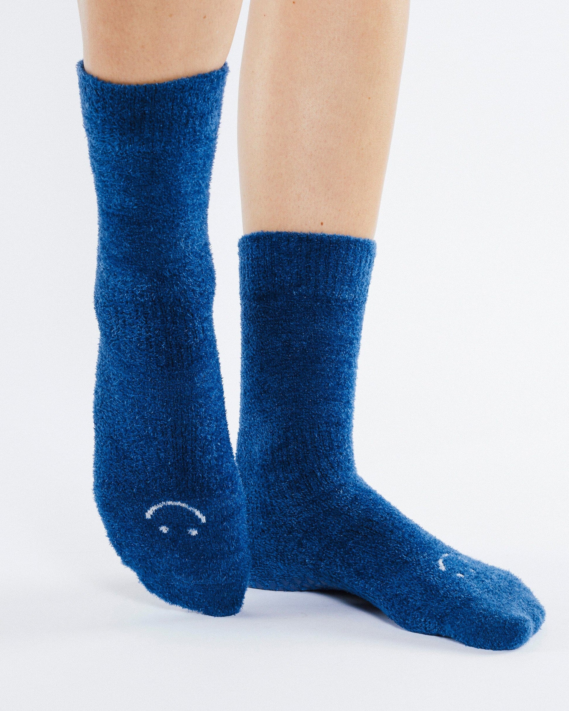Happy Cloud Crew Grip Sock
