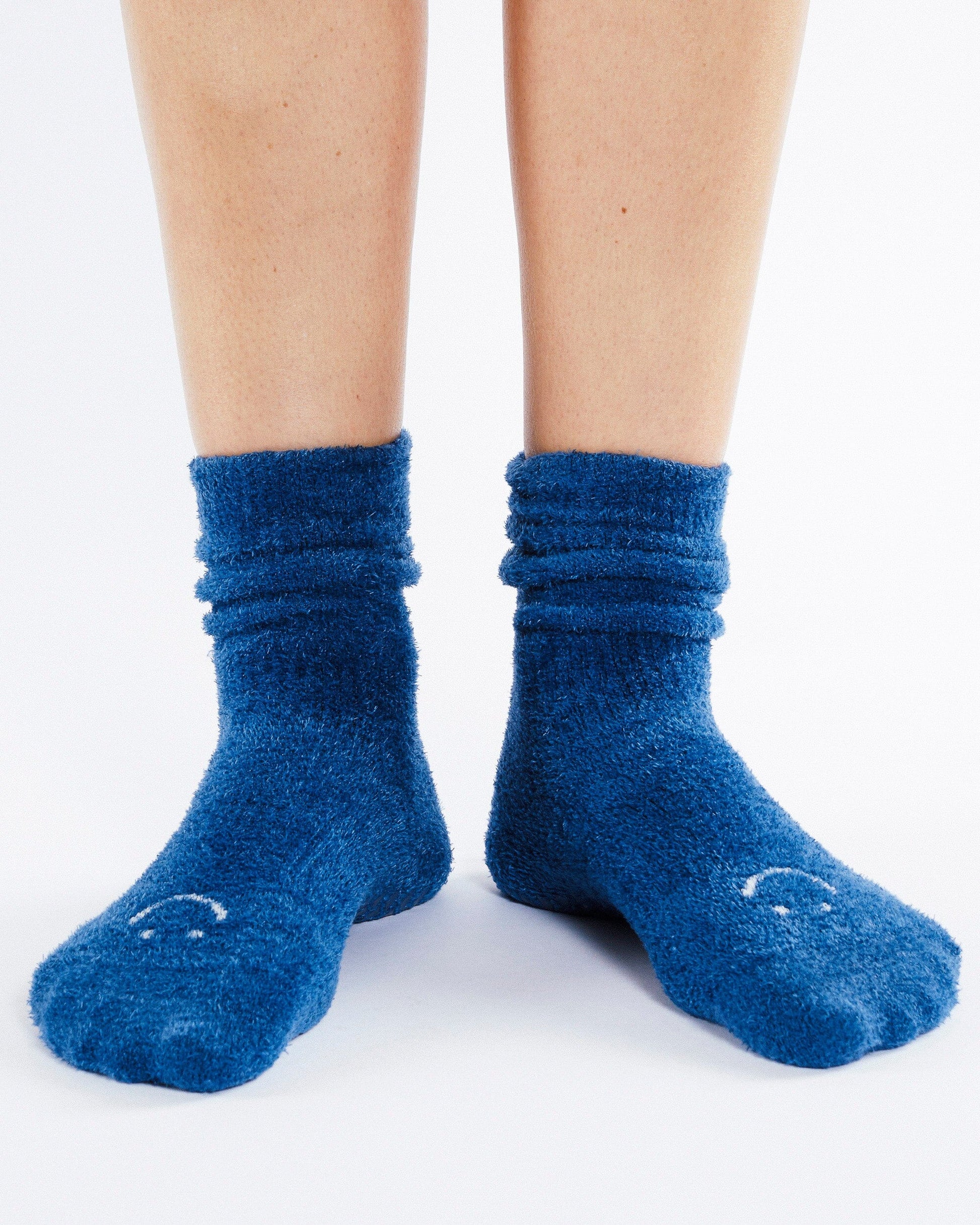 Happy Cloud Crew Grip Sock