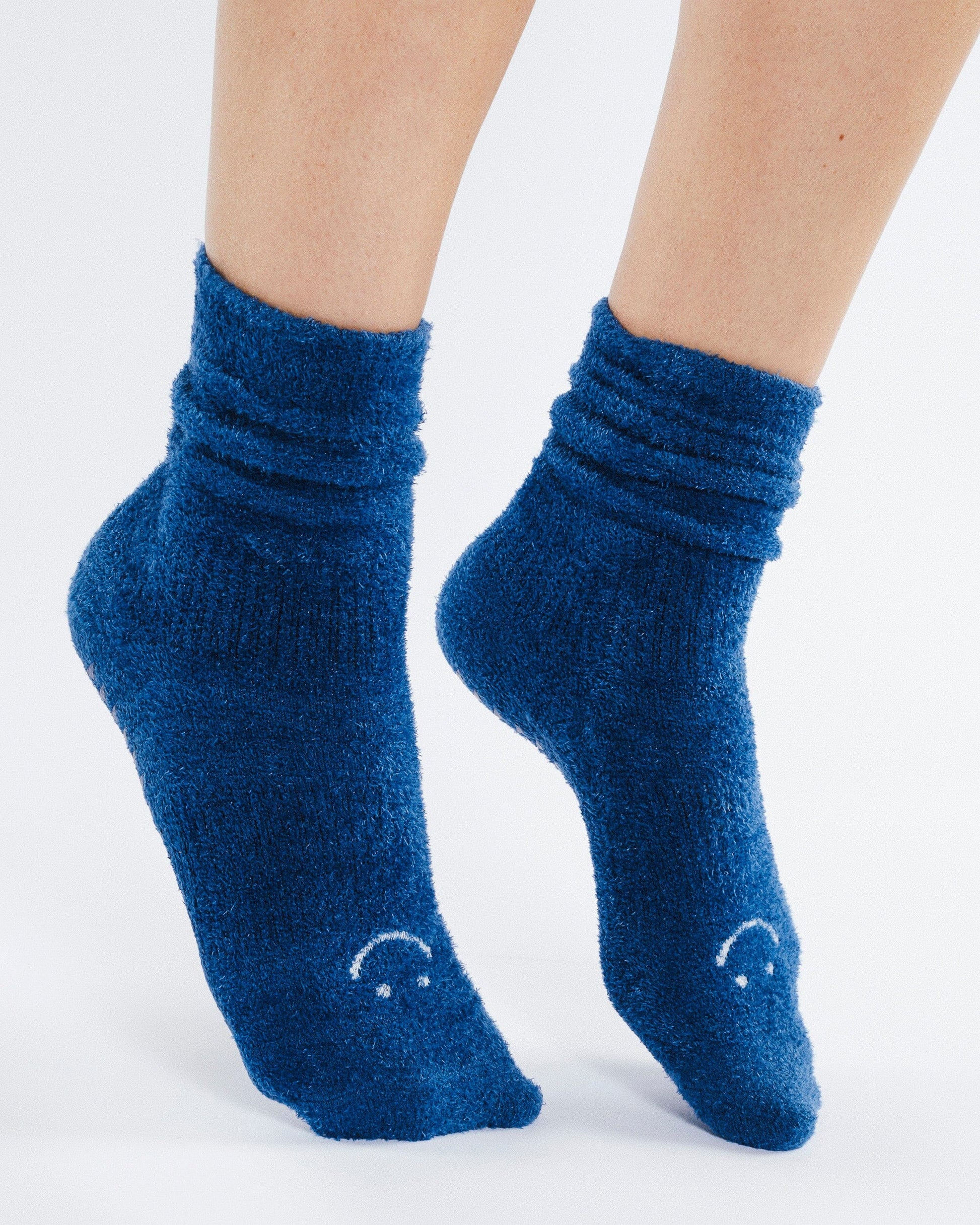 Happy Cloud Crew Grip Sock