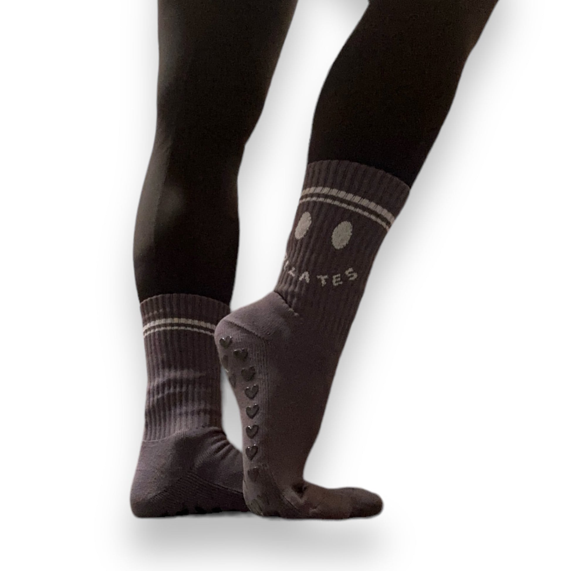 Pilates Happy - Crew Grip Socks