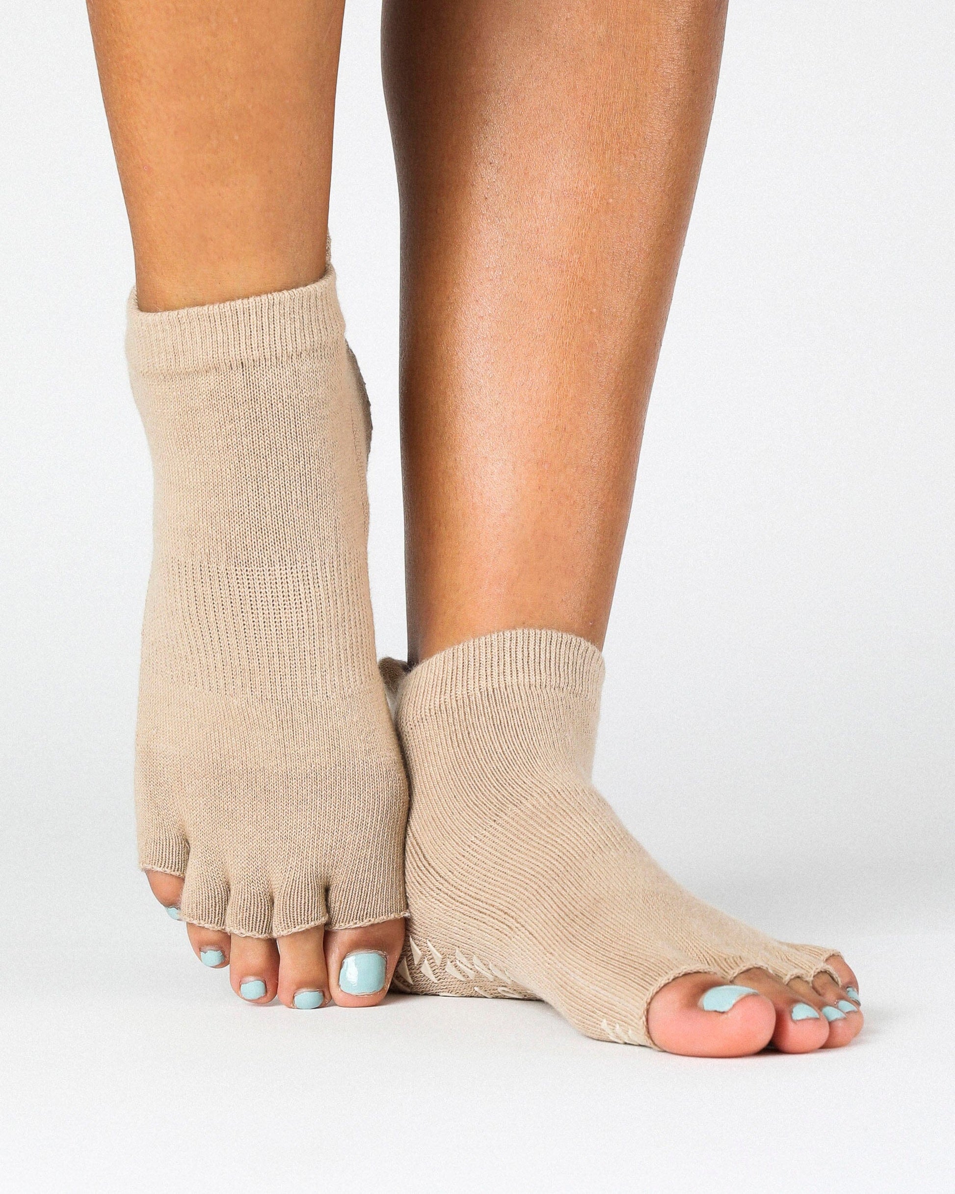 Basal Toeless Full Foot Grip Sock