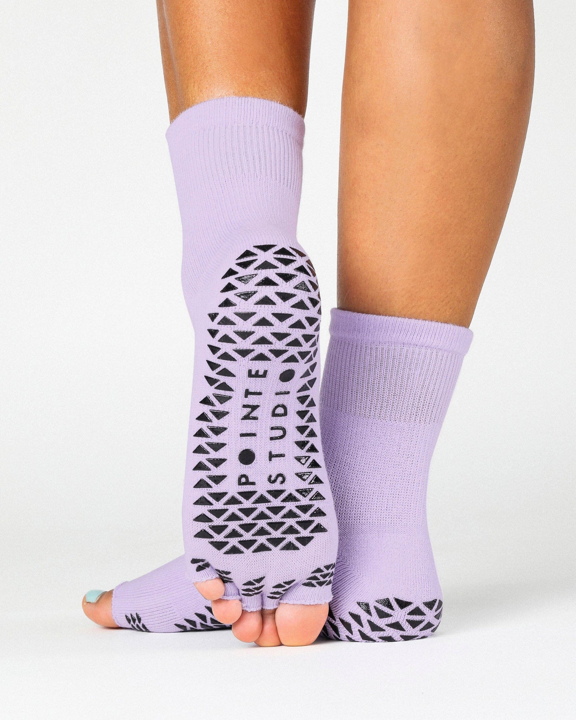 Mia Toeless Ankle Grip Sock
