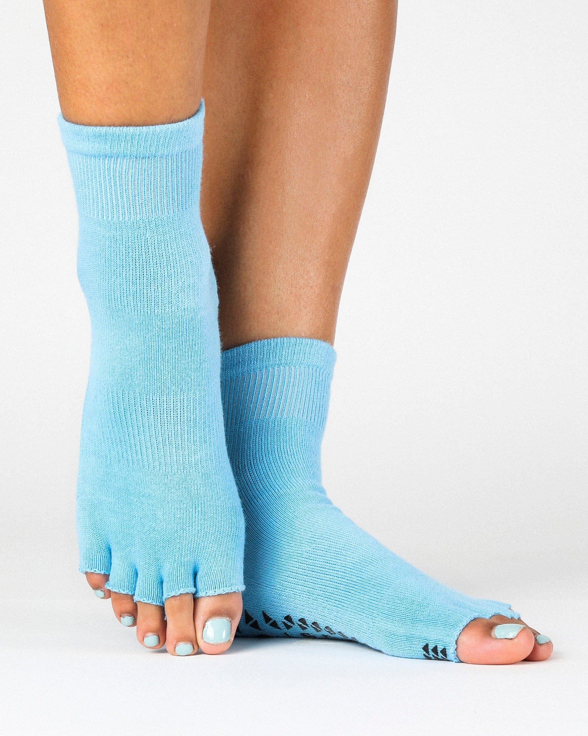 Mia Toeless Ankle Grip Sock
