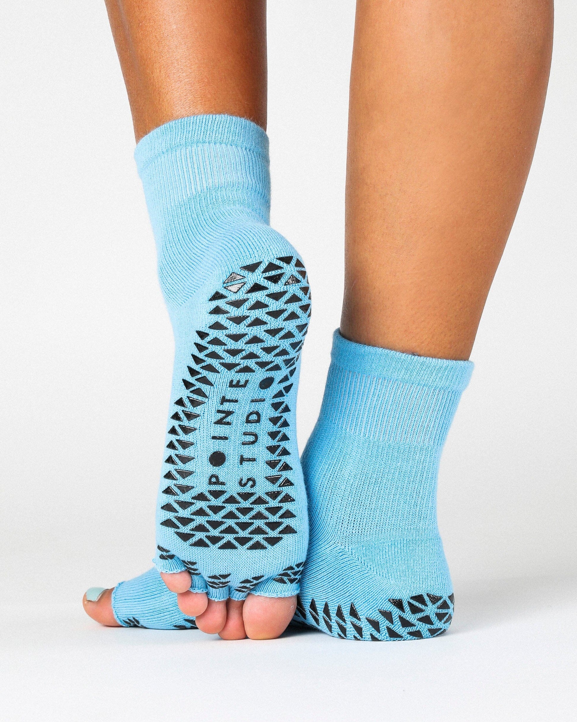 Mia Toeless Ankle Grip Sock