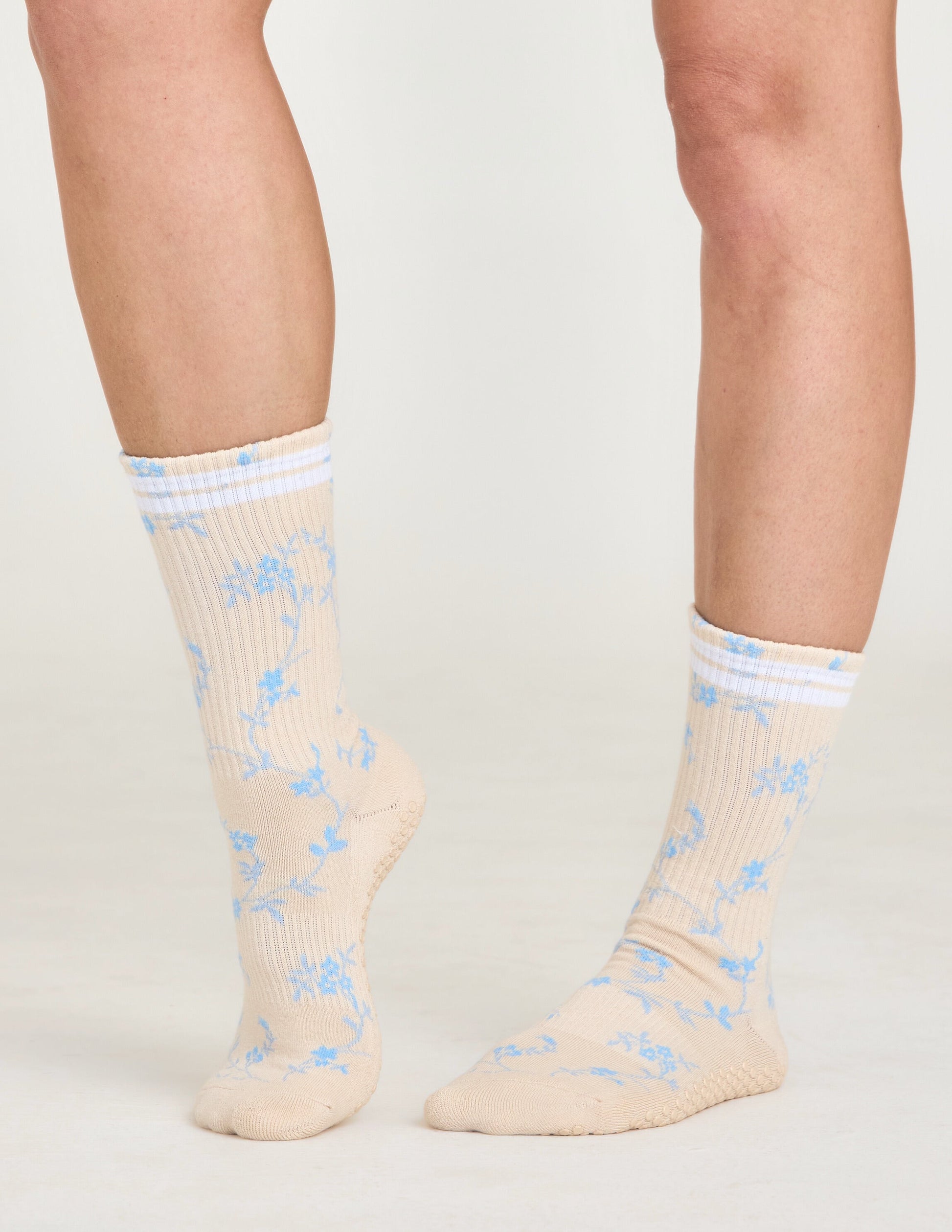 The Floral Grip Sock