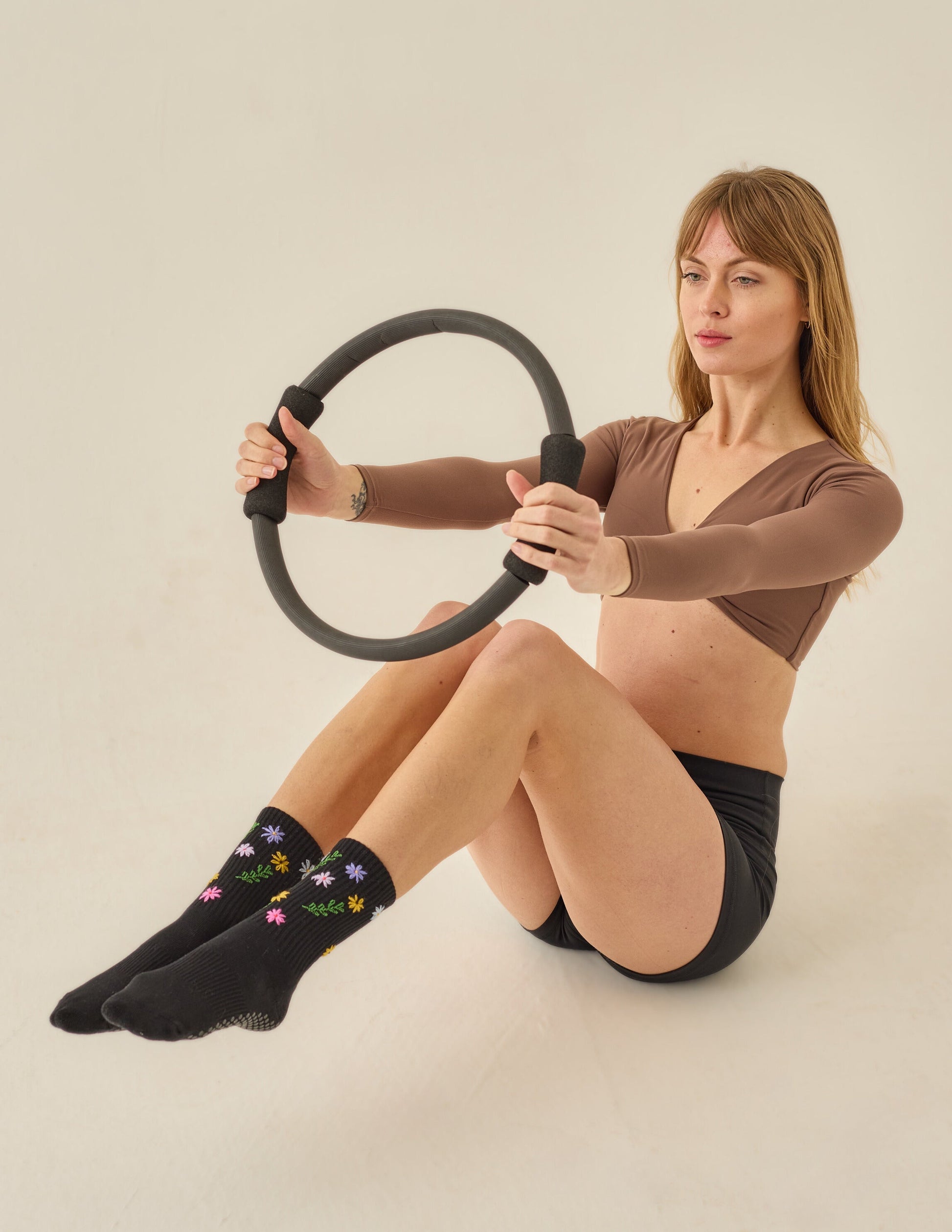 The Wild Flower Grip Sock