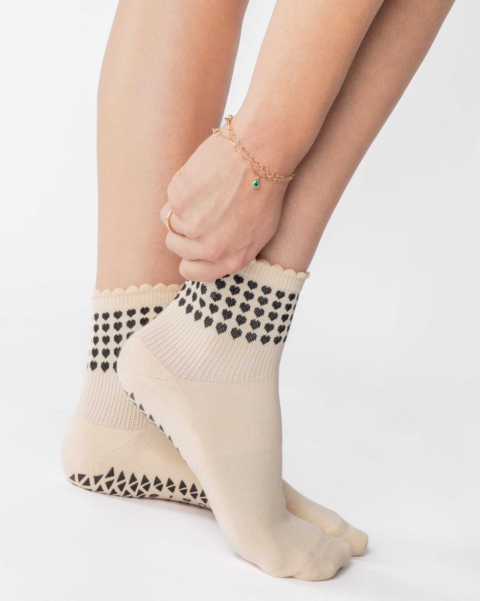 Sweetheart Ankle Grip Sock
