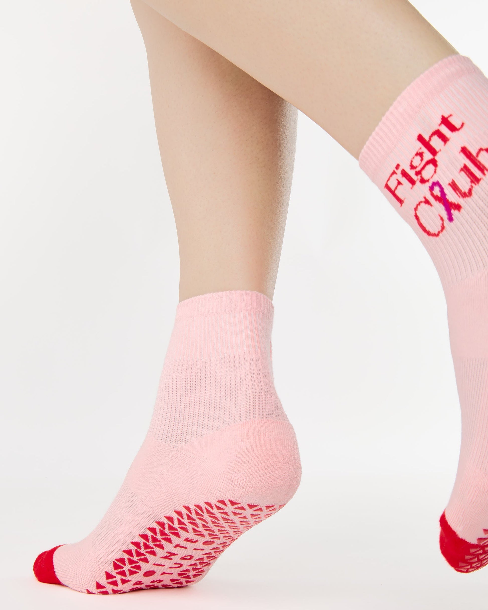 Pointe Studio X Susan G Komen Fight Club Ankle Grip Sock