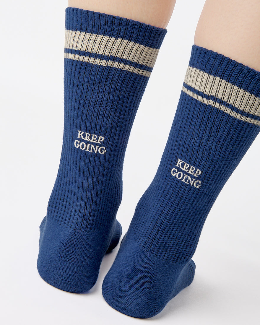 Keep Going Crew Grip Sock
