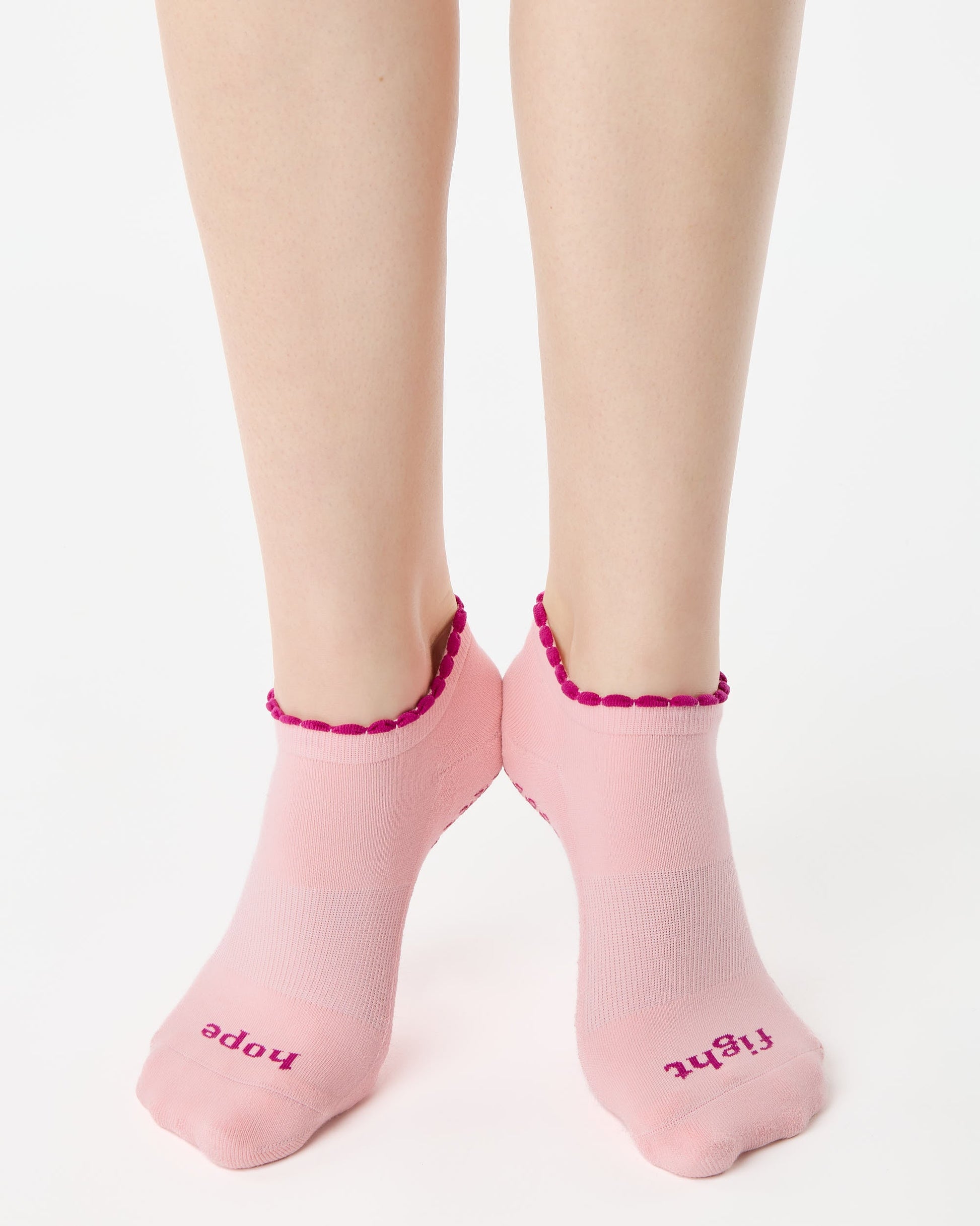 Pointe Studio X Susan G Komen Hope Full Foot Grip Sock