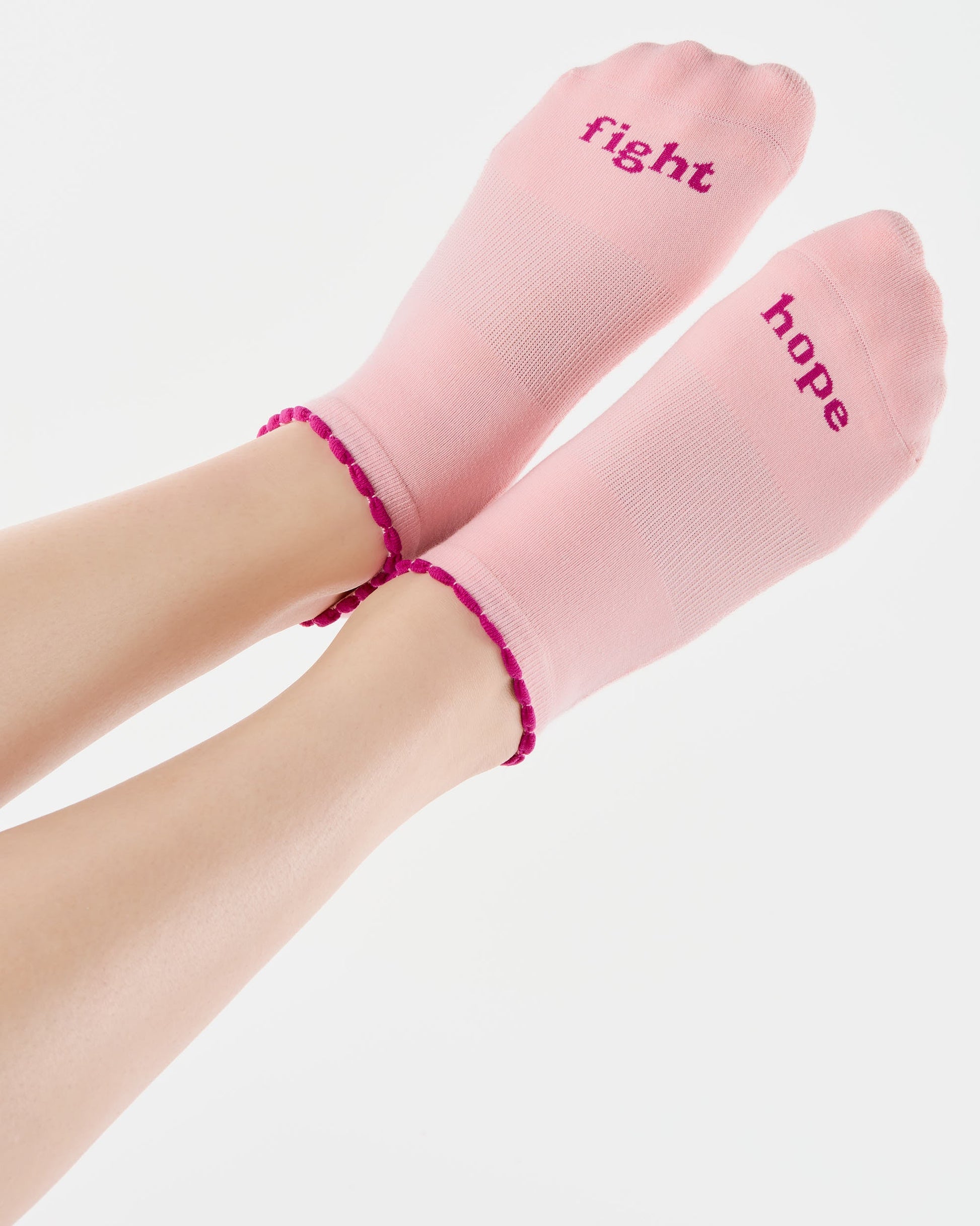 Pointe Studio X Susan G Komen Hope Full Foot Grip Sock