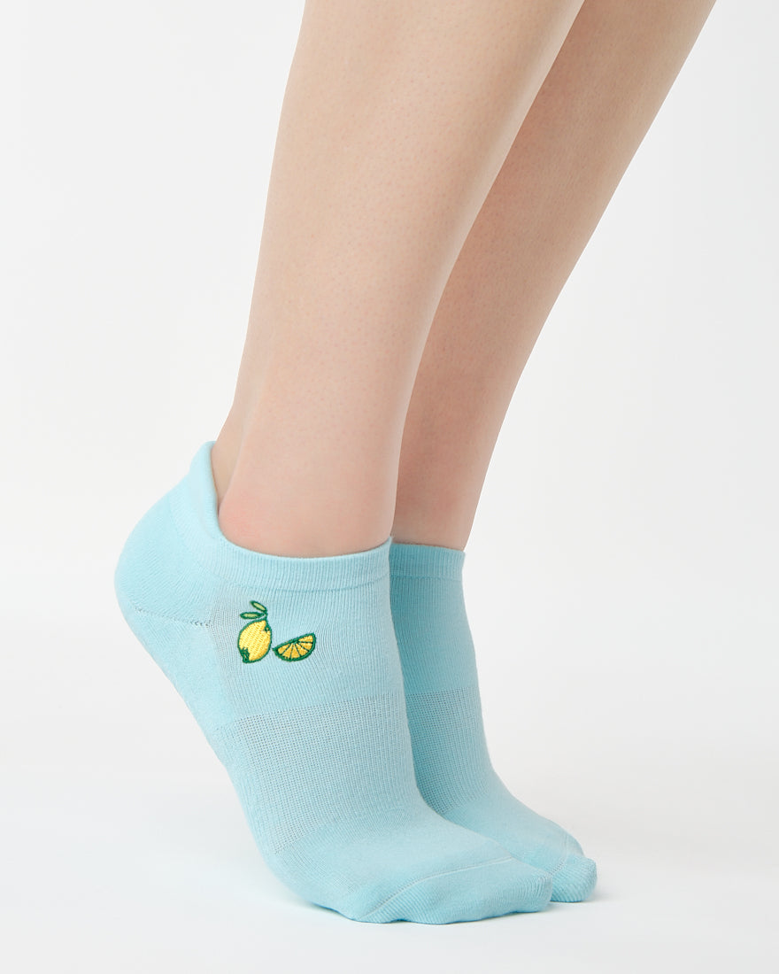 Lemons Full Foot Grip Sock