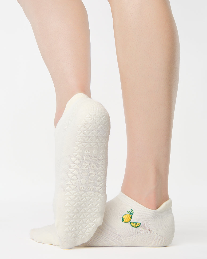 Lemons Full Foot Grip Sock