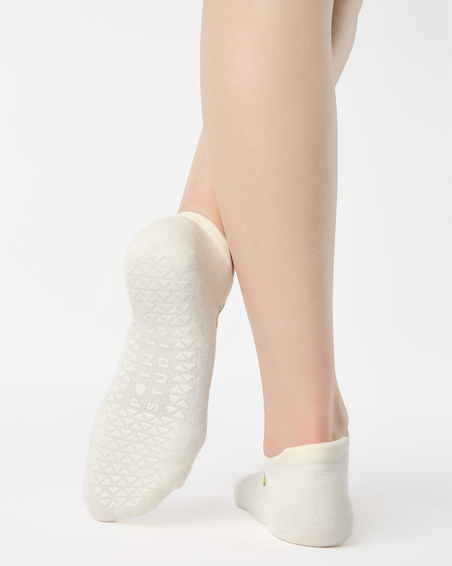 Lemons Full Foot Grip Sock