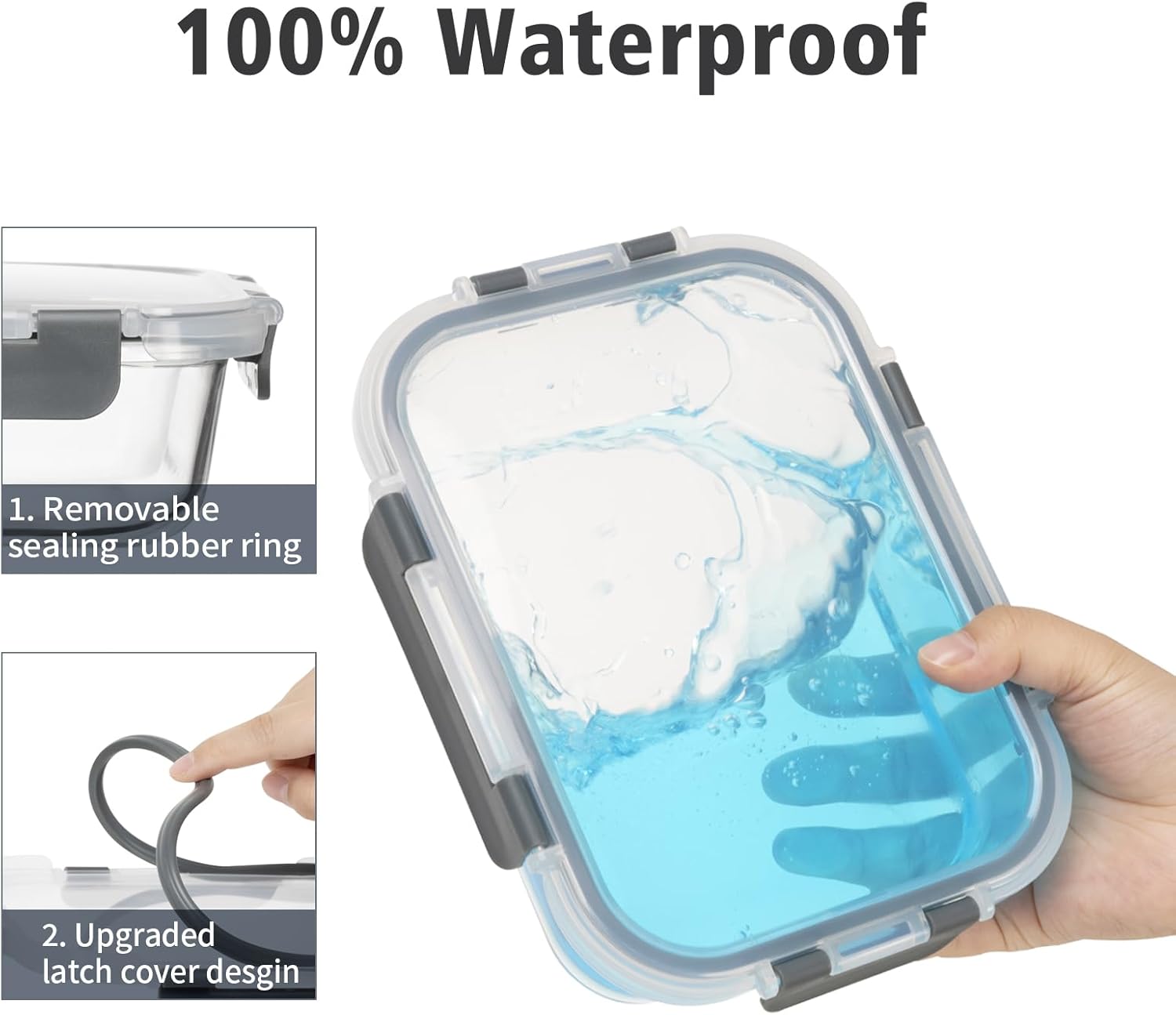 18-Piece Glass Food Storage Containers with Lids, Airtight & BPA-Free