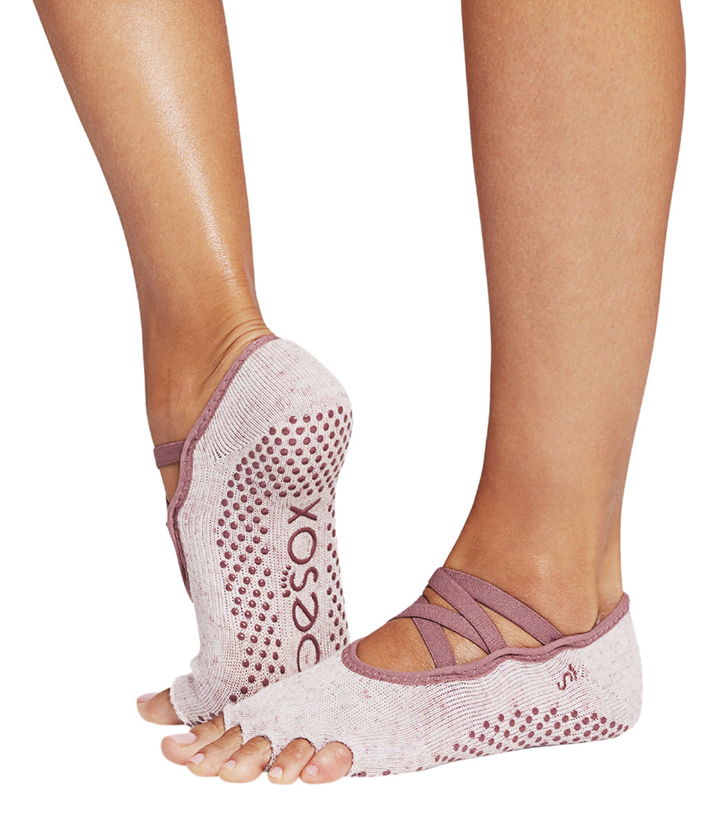 Toesox Elle Half-Toe Yoga Grip Socks