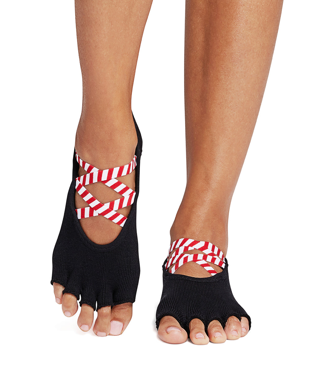 Toesox Elle Half-Toe Yoga Grip Socks