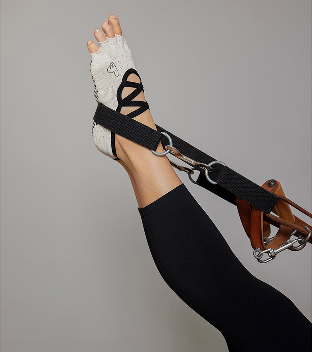 Toesox Elle Half-Toe Yoga Grip Socks