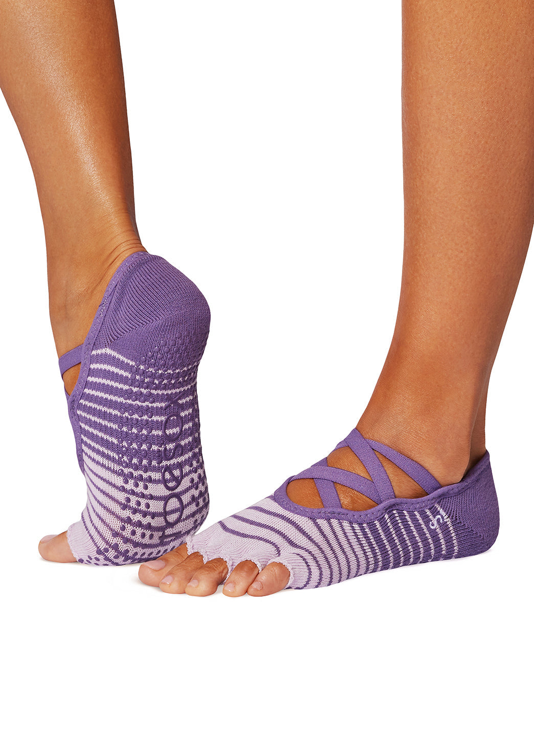 Toesox Elle Half-Toe Yoga Grip Socks