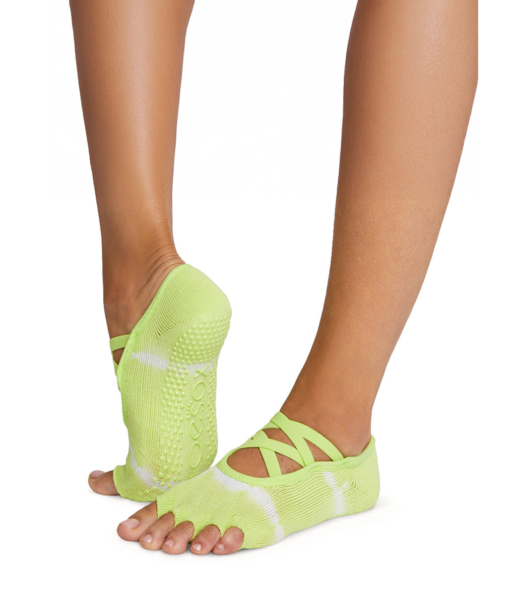 Toesox Elle Half-Toe Yoga Grip Socks
