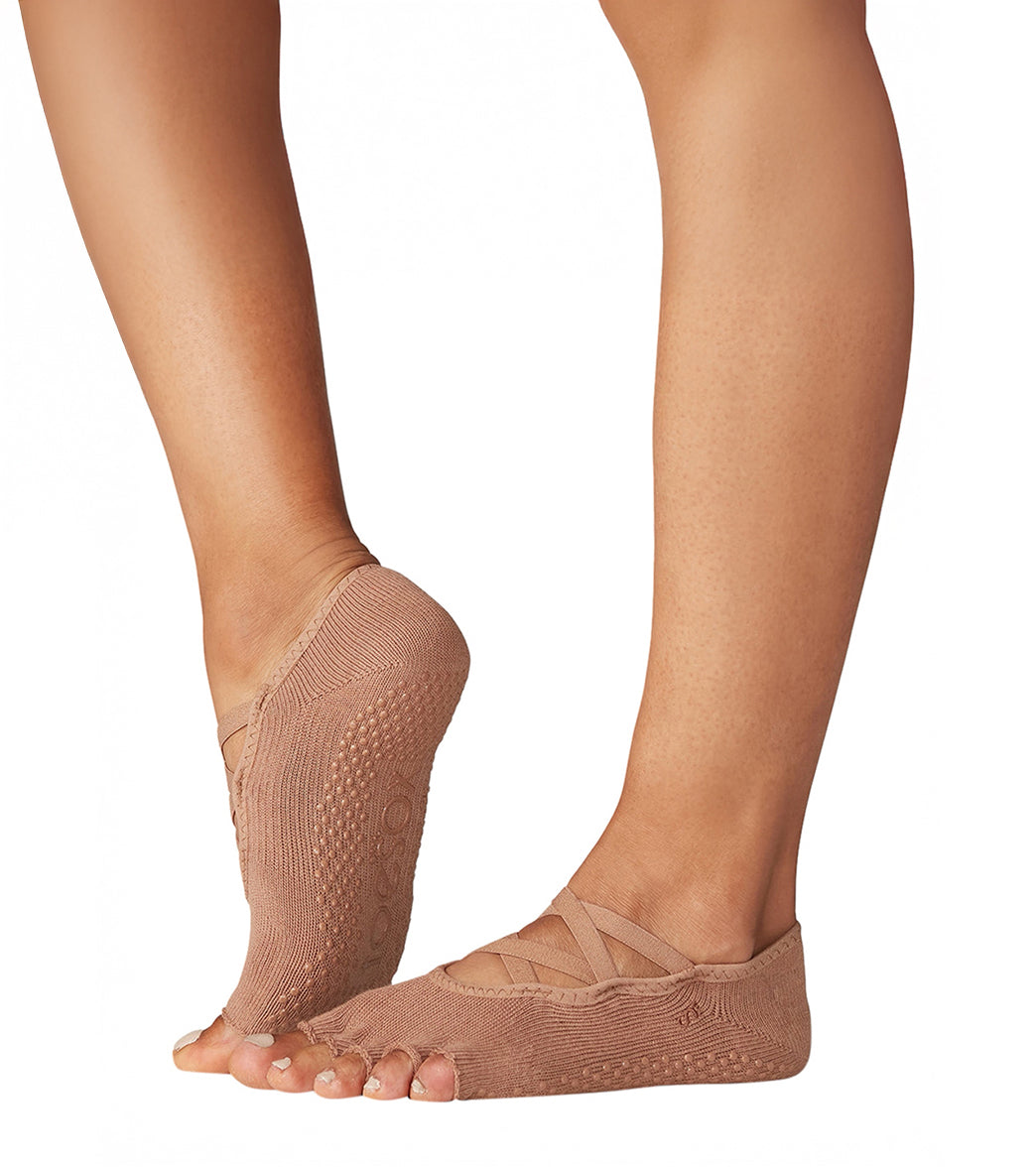 Toesox Elle Half-Toe Yoga Grip Socks