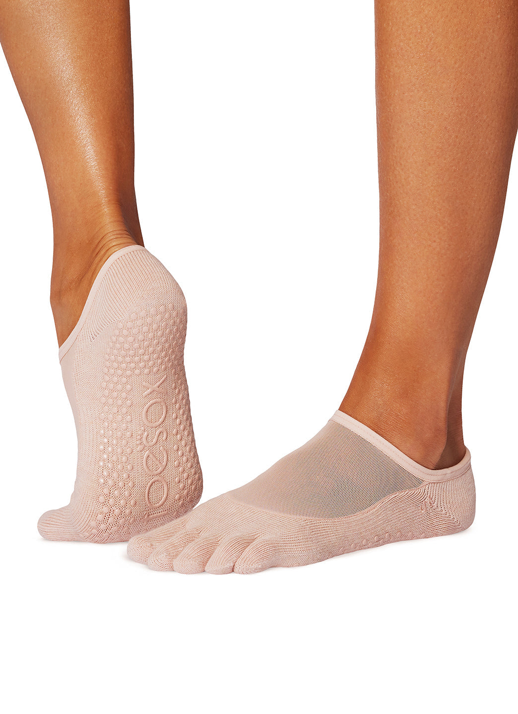 Toesox Luna Full-Toe Yoga Grip Socks