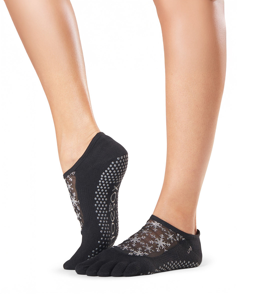 Toesox Luna Full-Toe Yoga Grip Socks