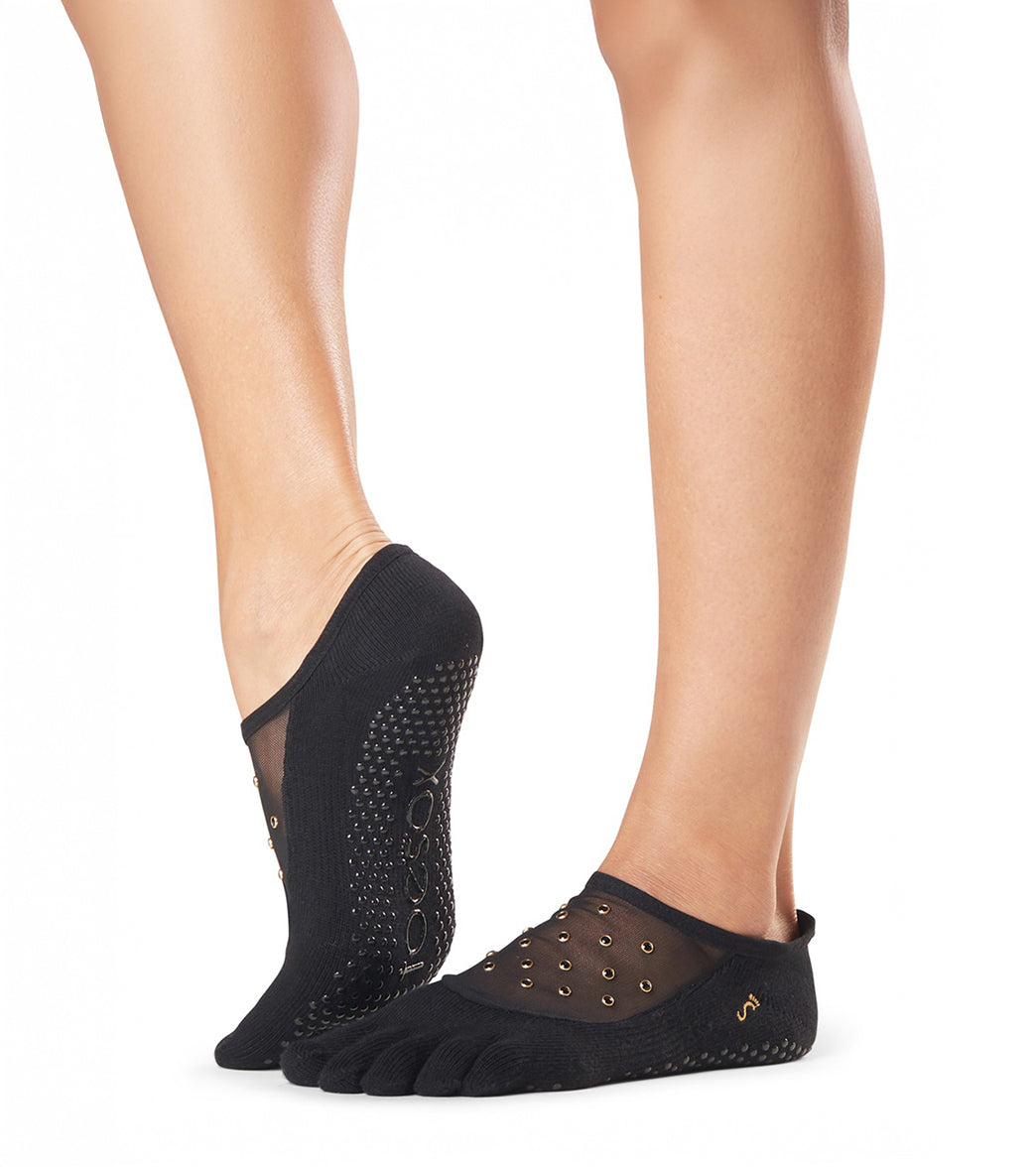 Toesox Luna Full-Toe Yoga Grip Socks