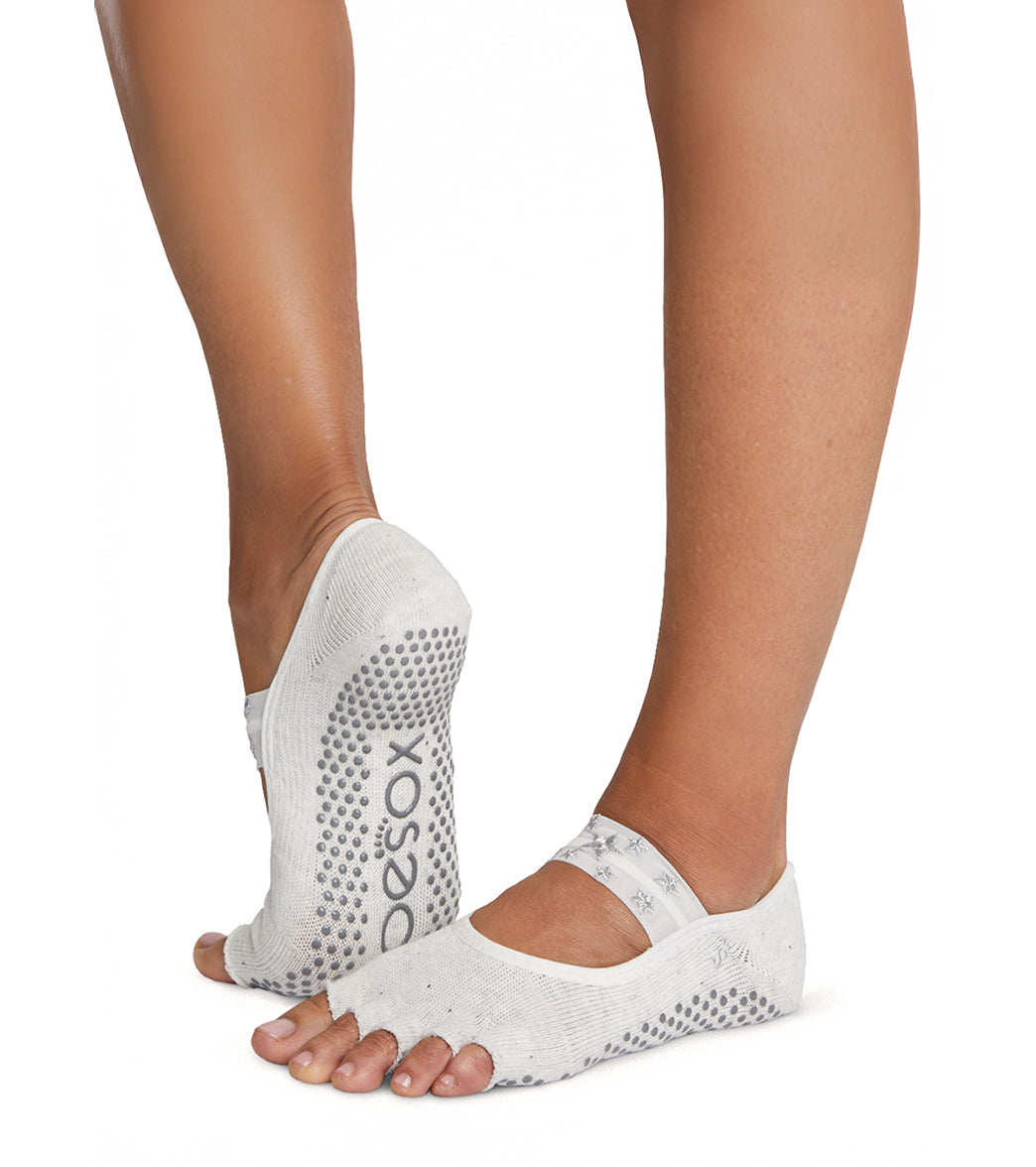 Toesox Mia Grip Half Toe Socks