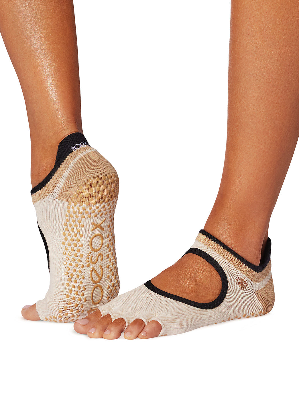 Toesox Bellarina Grip Half Toe Socks