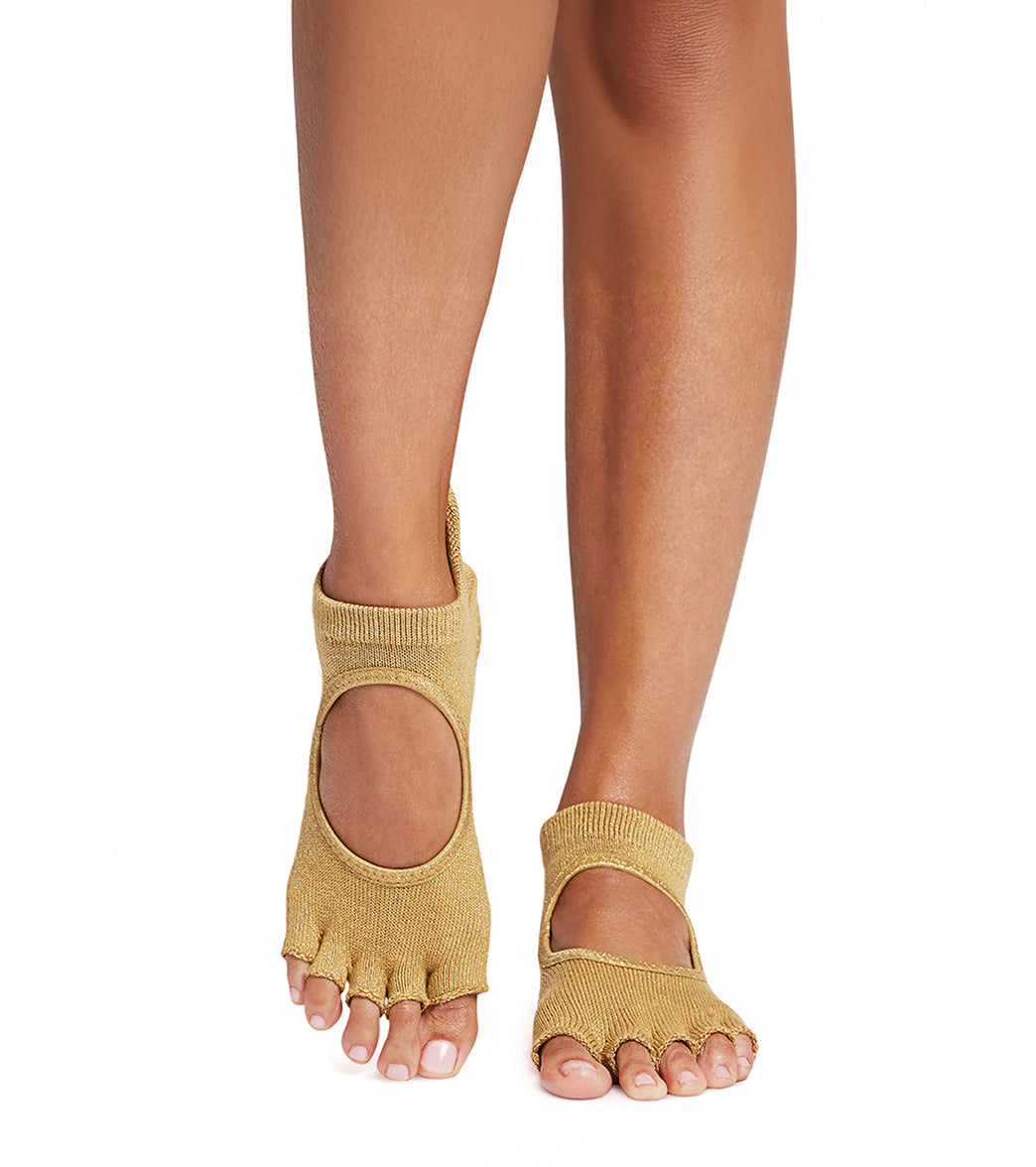 Toesox Bellarina Grip Half Toe Socks