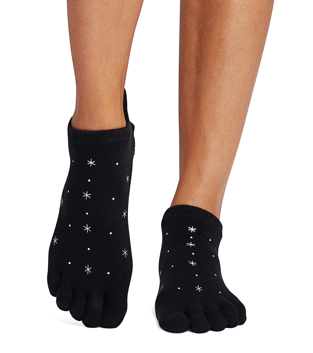 Toesox Grip Full Toe Low Rise Socks